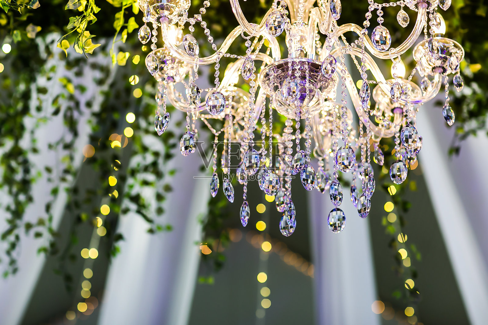 印度传统婚礼仪式内景与装饰照片摄影图片