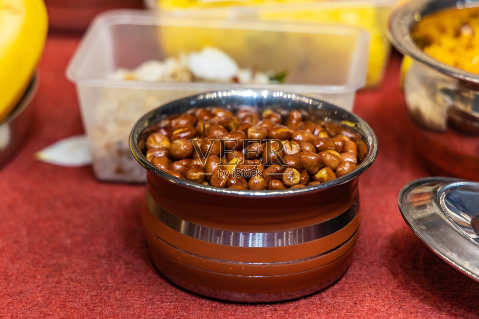 印度传统婚礼仪式用品特写照片摄影图片