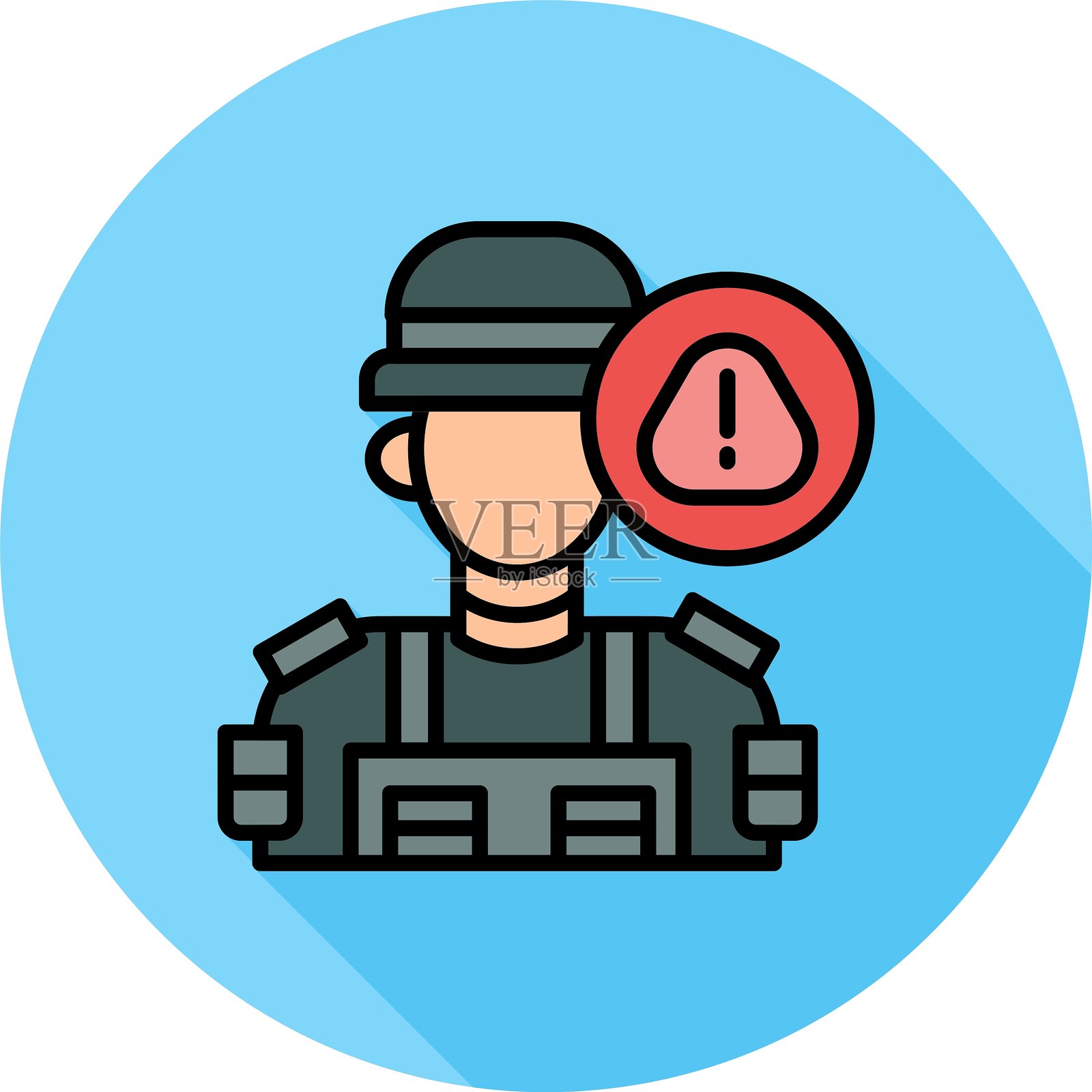 全球安全新图标设计创意插画图片素材