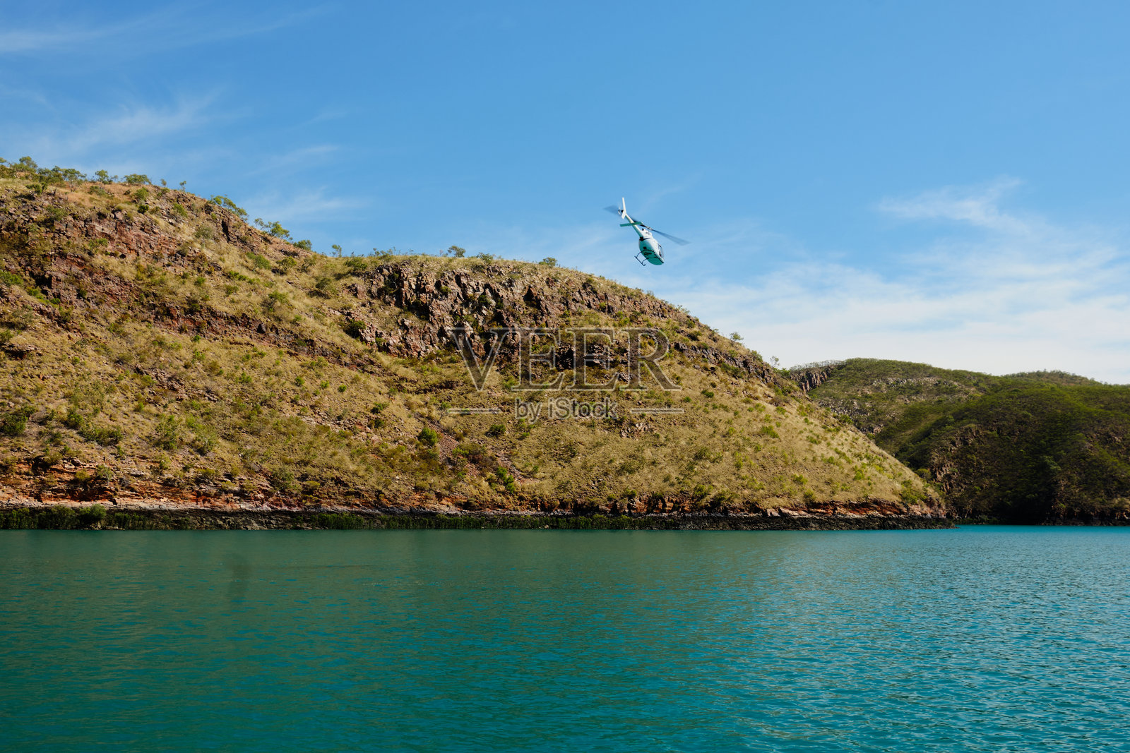 直升机飞行 - 塔尔博特湾照片摄影图片