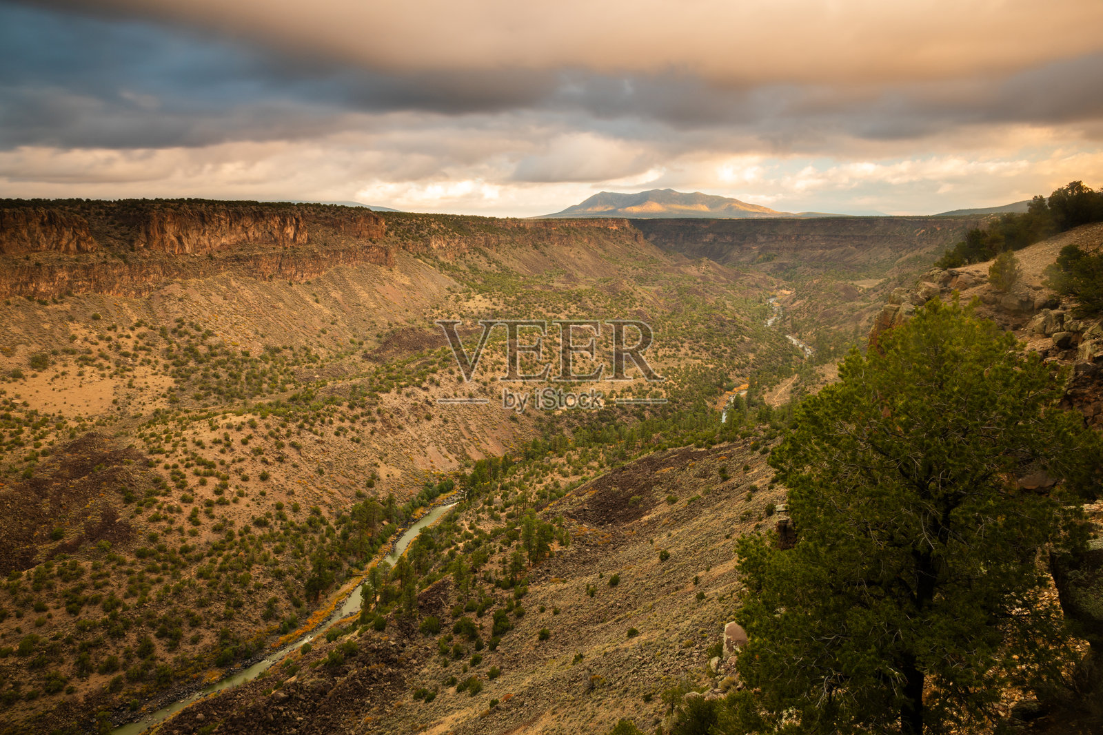 里奥格兰德峡谷照片摄影图片