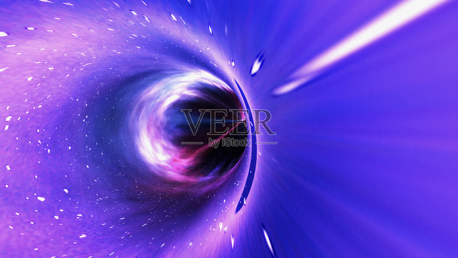 光速穿越太空与星辰,宇宙、太空和明亮的星云,抽象星空的背景,3D渲染照片摄影图片