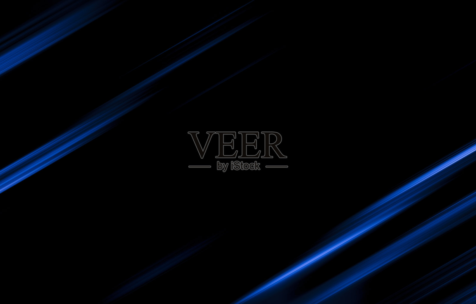 抽象的蓝黑渐变光影图案,带有地板、墙面金属纹理,柔和科技感的斜向背景,黑色、暗色、干净、现代。照片摄影图片