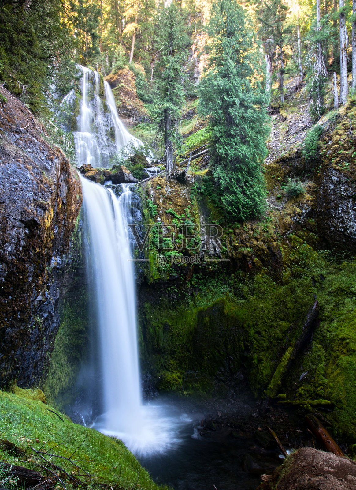福尔斯溪瀑布照片摄影图片