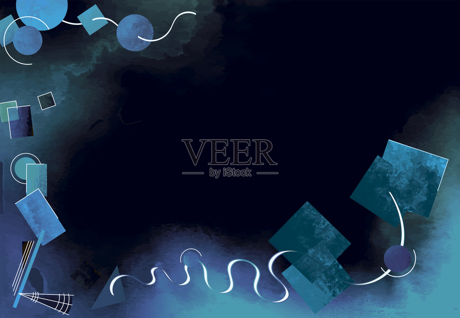 抽象背景。几何图形。插画图片素材