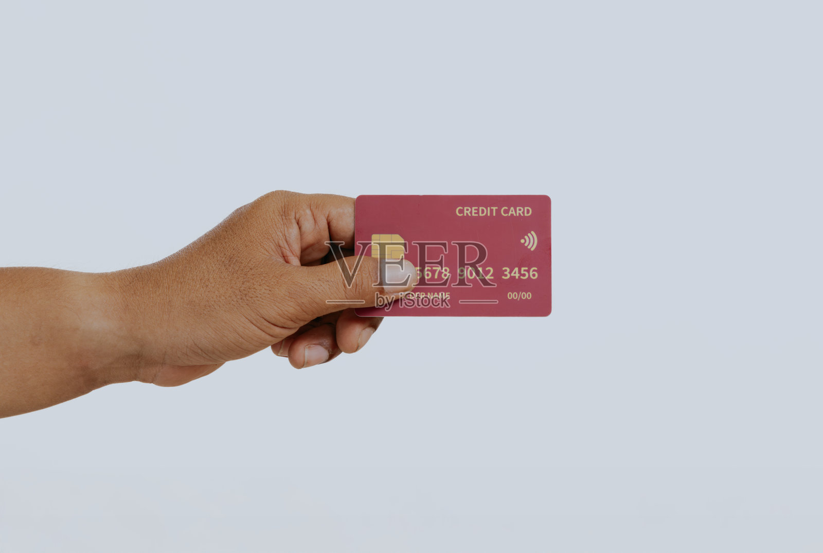 手持信用卡照片摄影图片