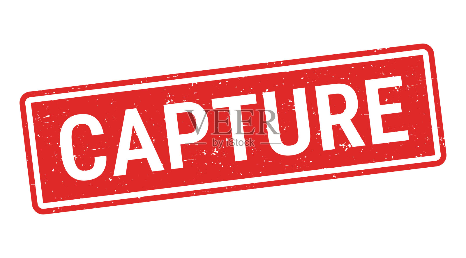 红色橡皮图章在白色背景上插画图片素材