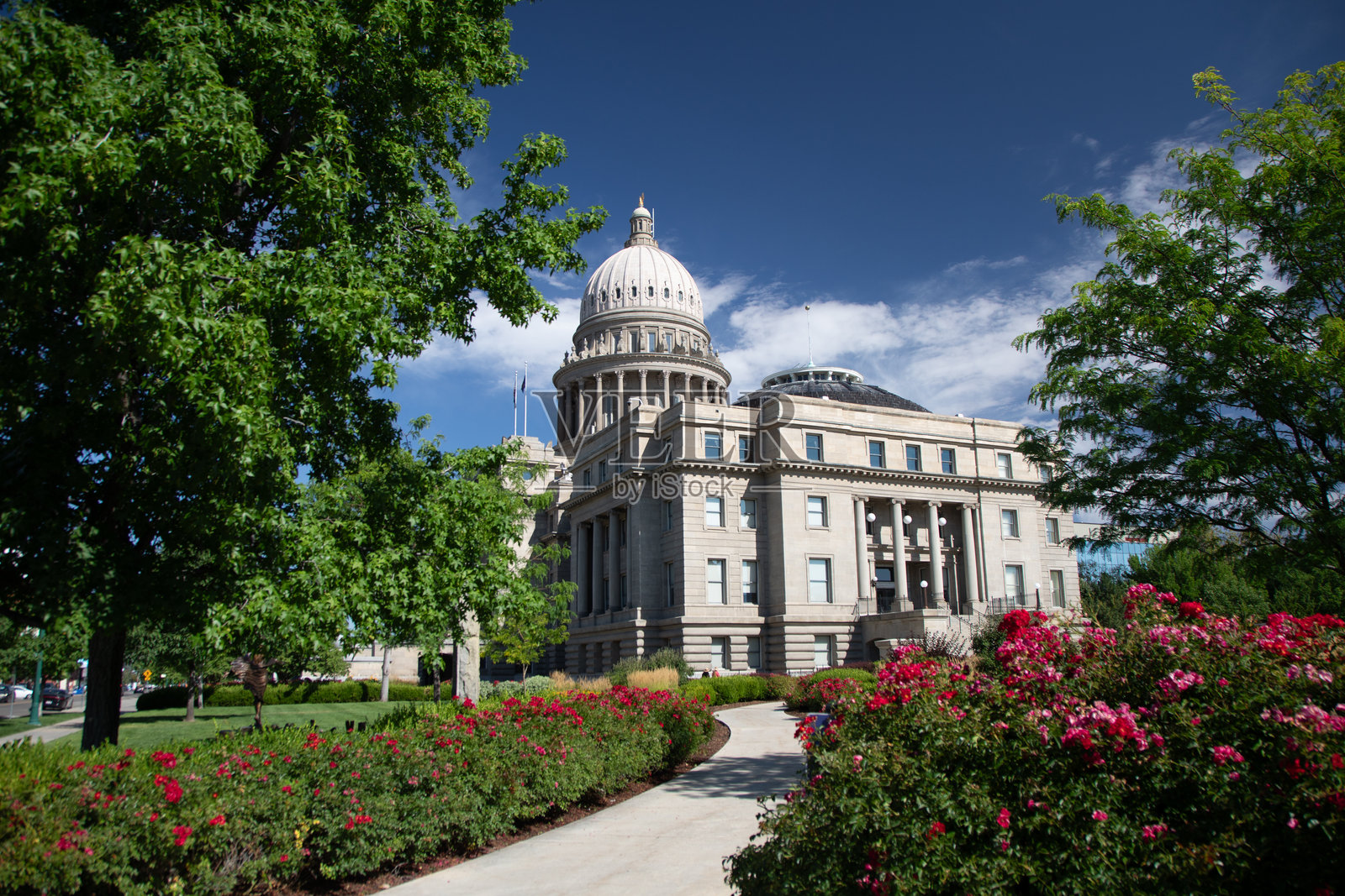 博伊西州议会大厦(横幅)照片摄影图片