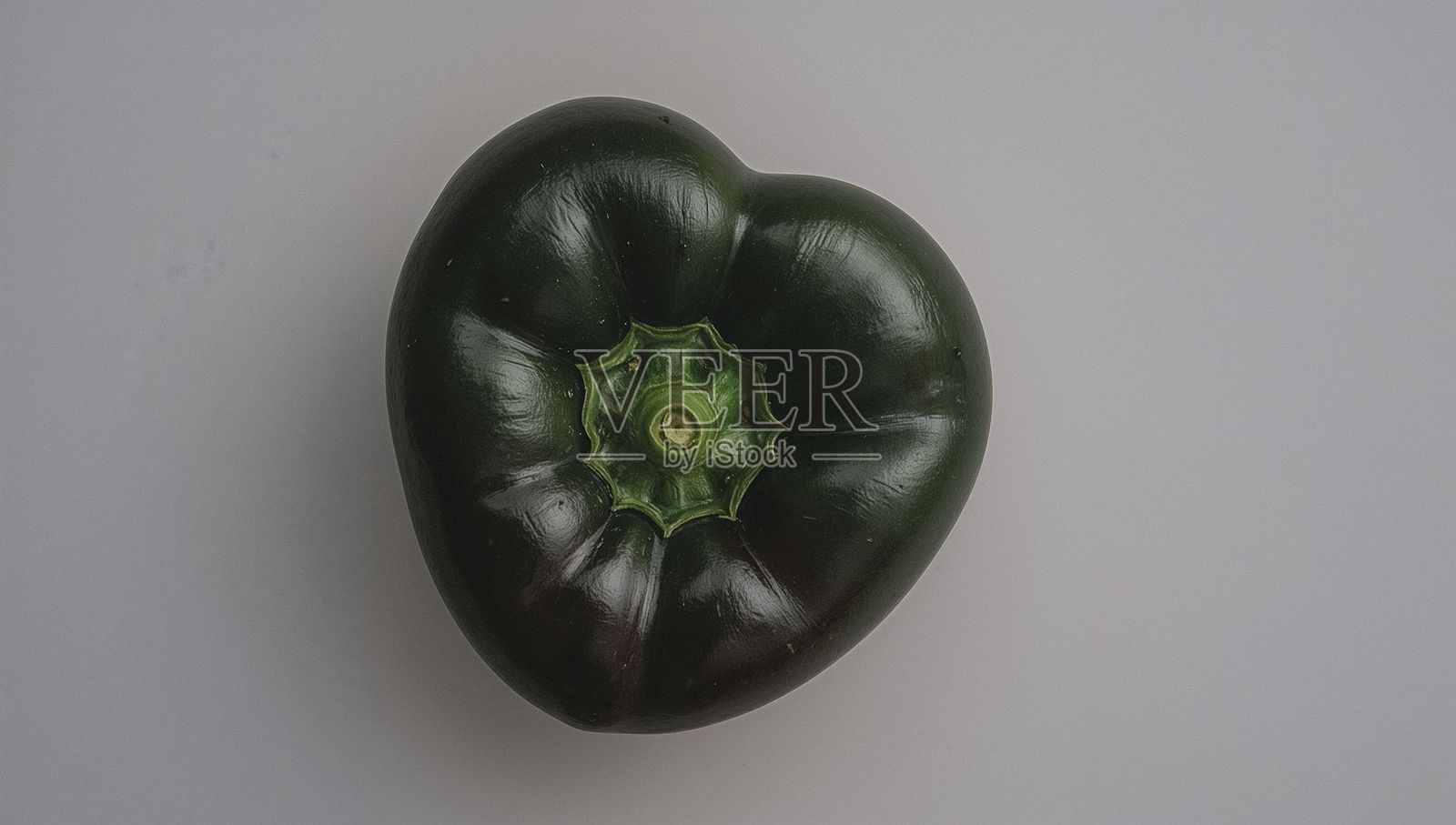 新鲜的绿色波布拉诺辣椒特写。AI生成照片摄影图片