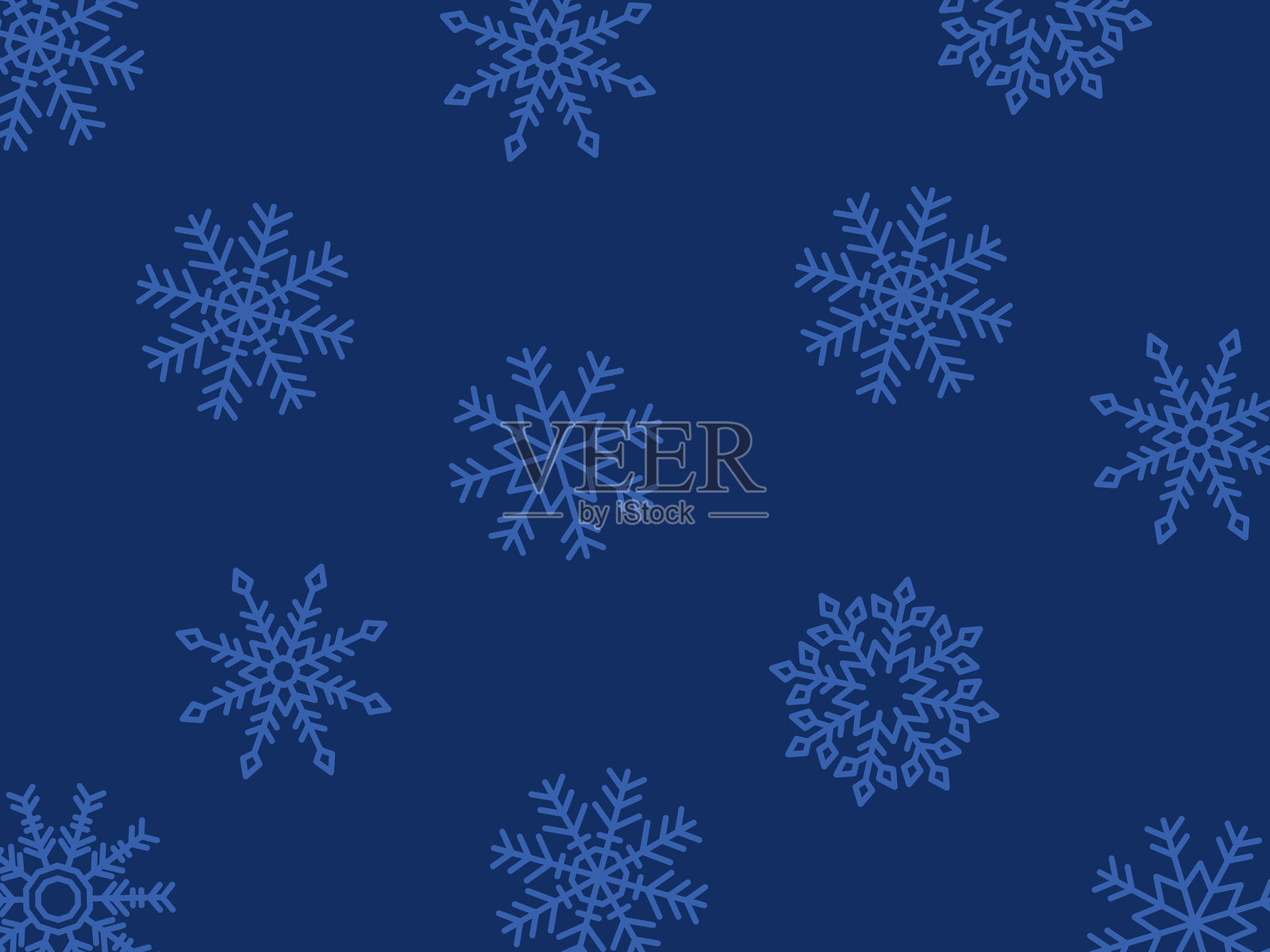 雪花背景插画图片素材