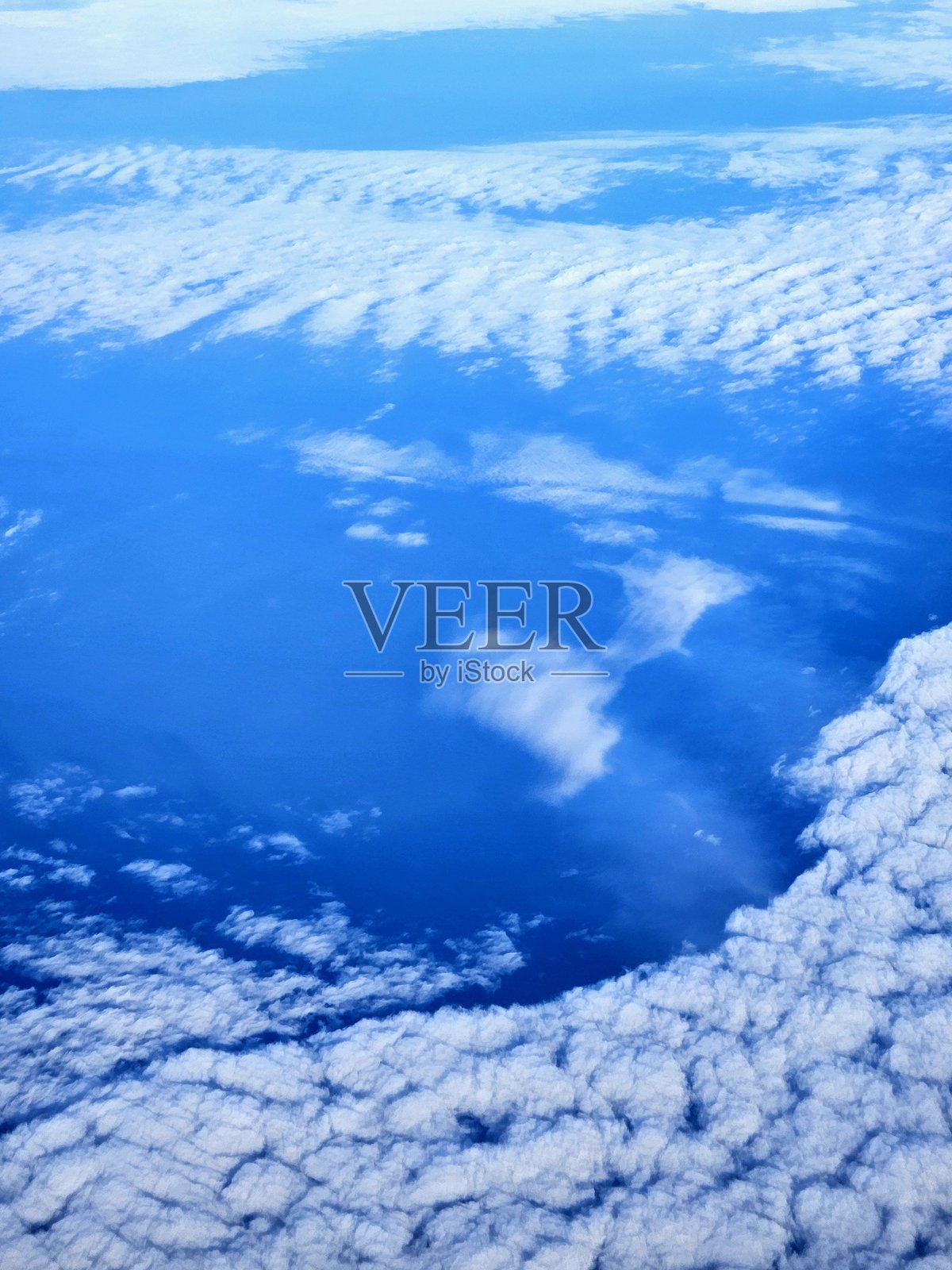 多云的航拍景象照片摄影图片