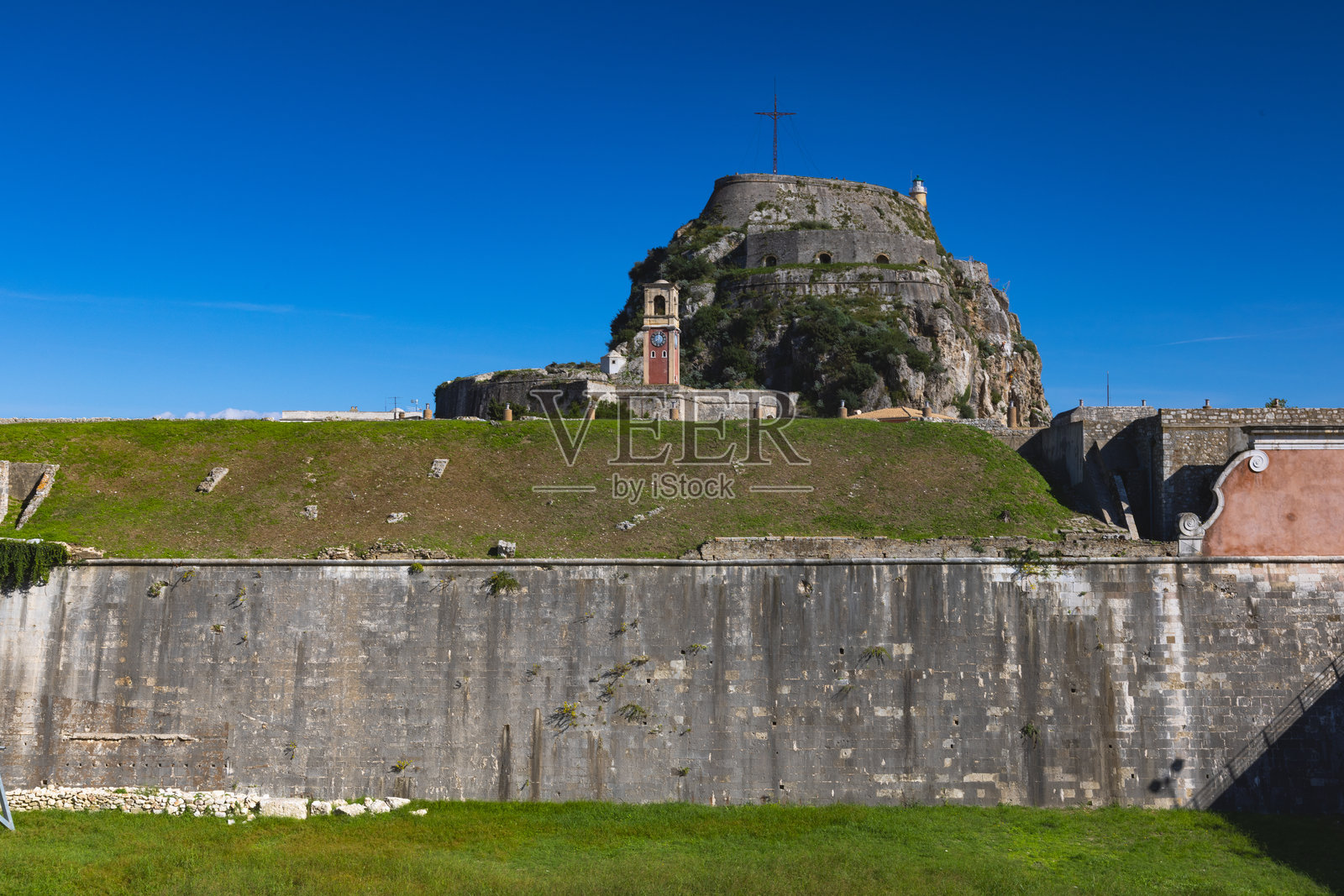 科孚老要塞是位于科孚市的一座威尼斯要塞。照片摄影图片