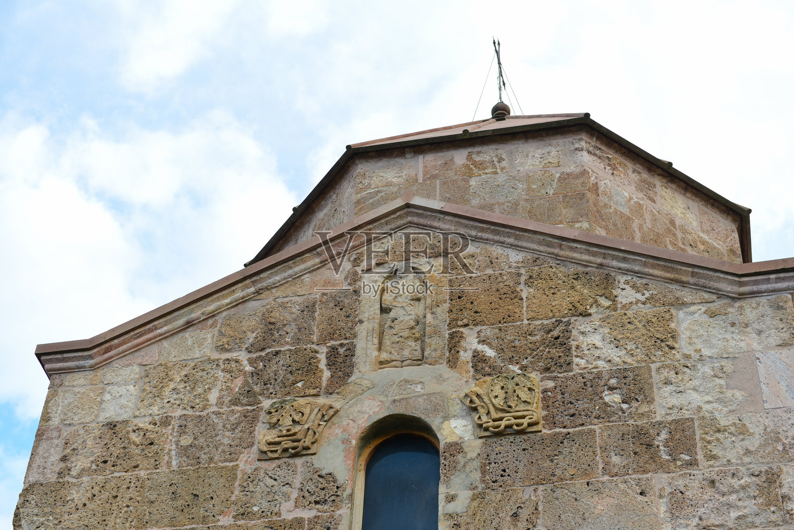 奥兹温修道院和教堂,位于亚美尼亚洛里省。照片摄影图片