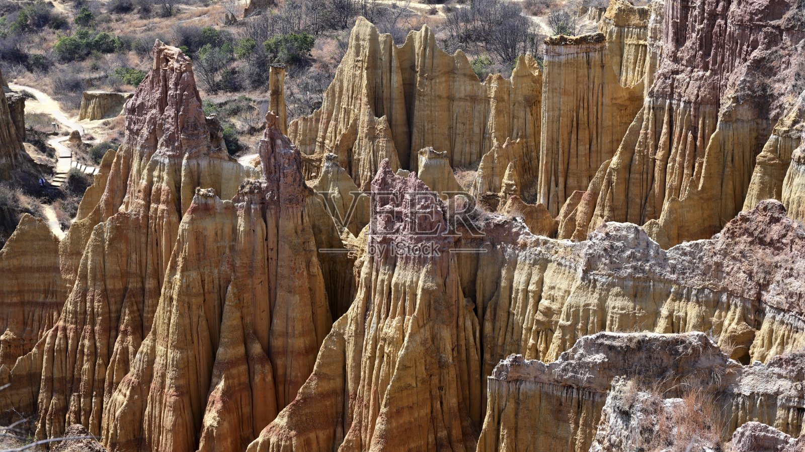 元谋土林(俯瞰)照片摄影图片