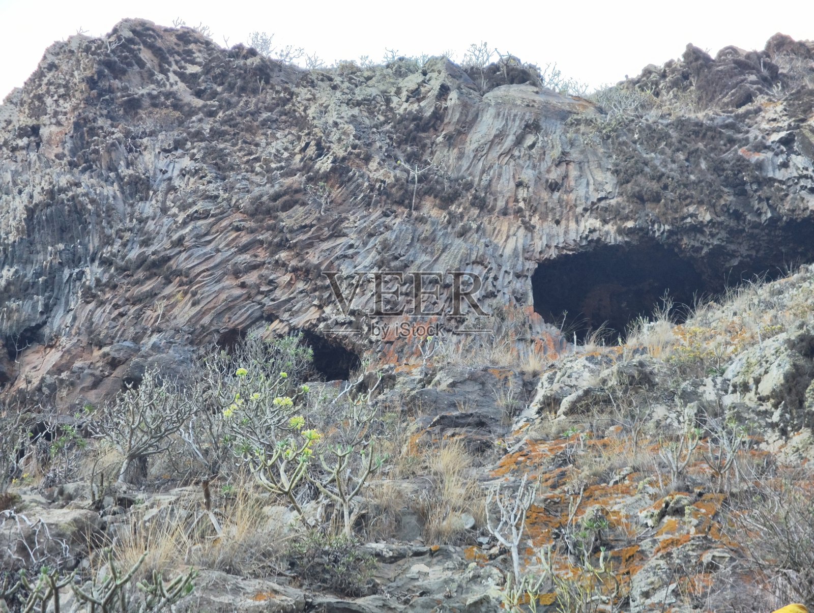 古吉徒步旅行在格兰加纳里亚岛照片摄影图片