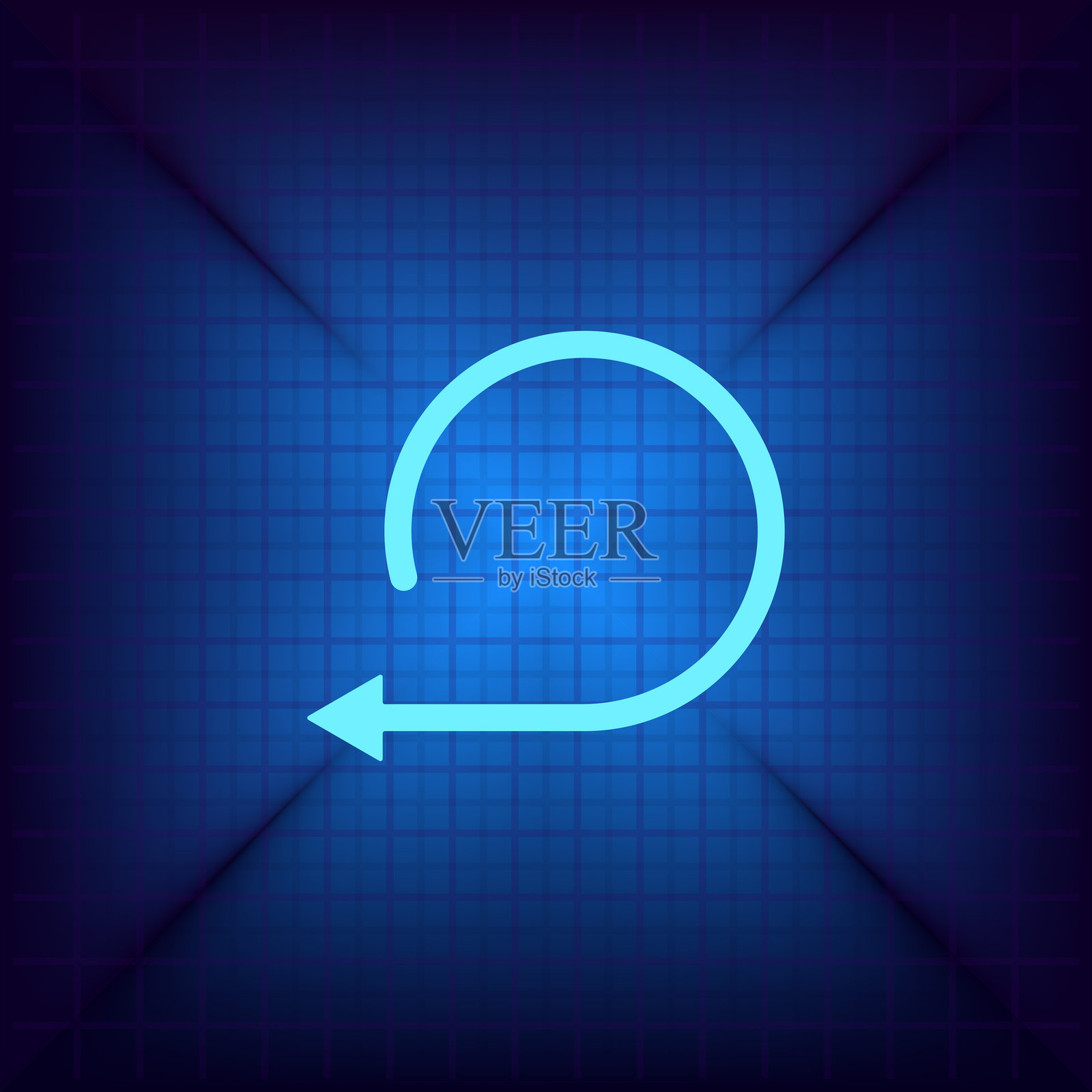 旋转箭头插画图片素材