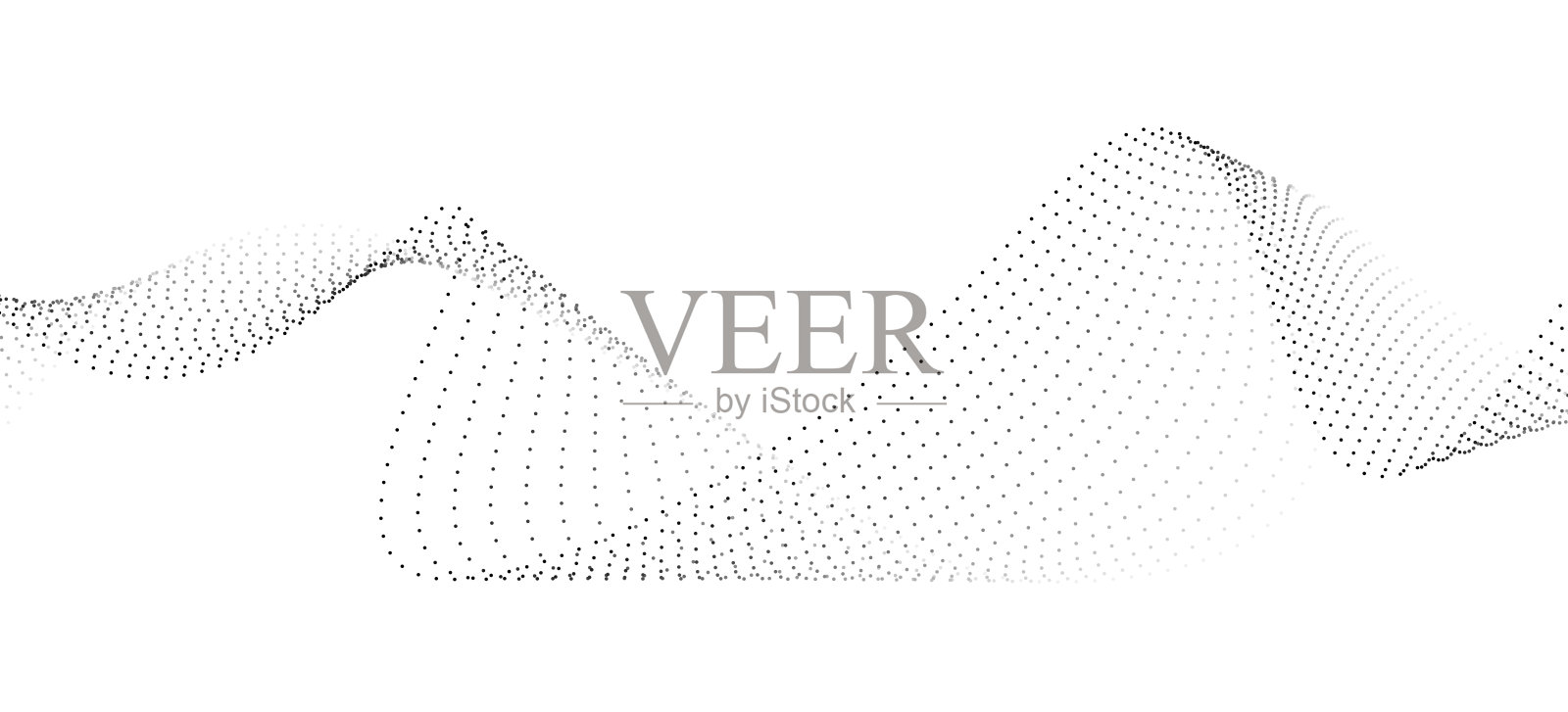 流动的粒子抽象背景插画图片素材