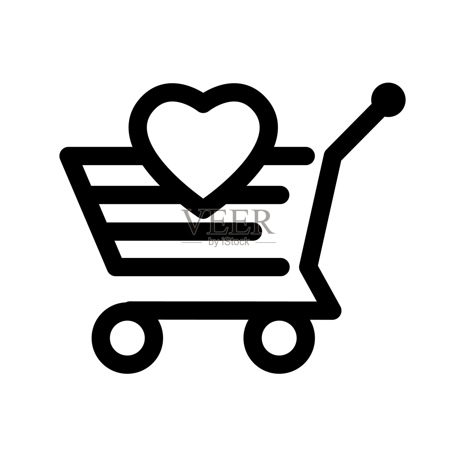 购物车图标模板插画图片素材