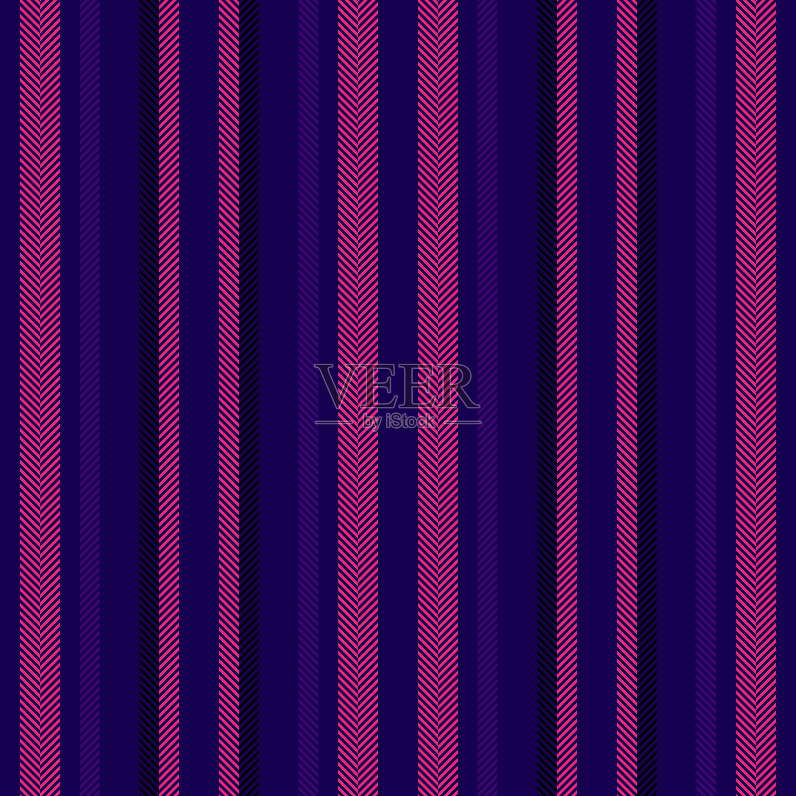 优雅的条纹背景,带有鱼骨纹理。现代、精致的图案,非常适合纺织品、包装或数字设计。用途广泛,引人注目。插画图片素材