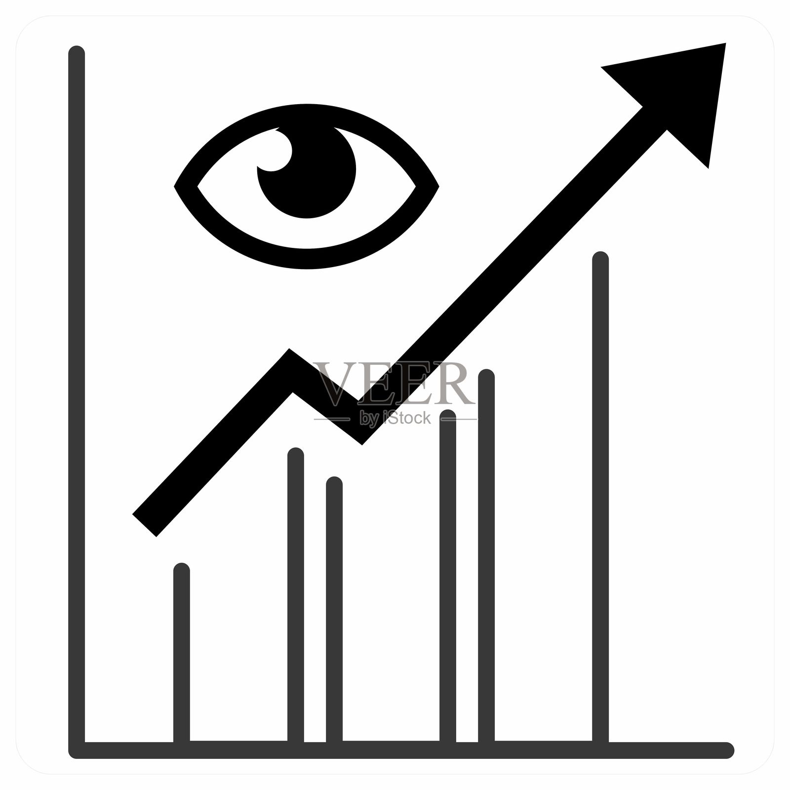 橙色预报图标概念插画图片素材