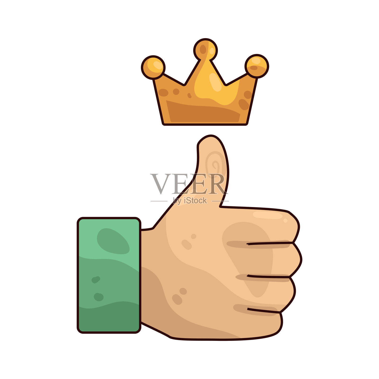 赞赏插画图片素材