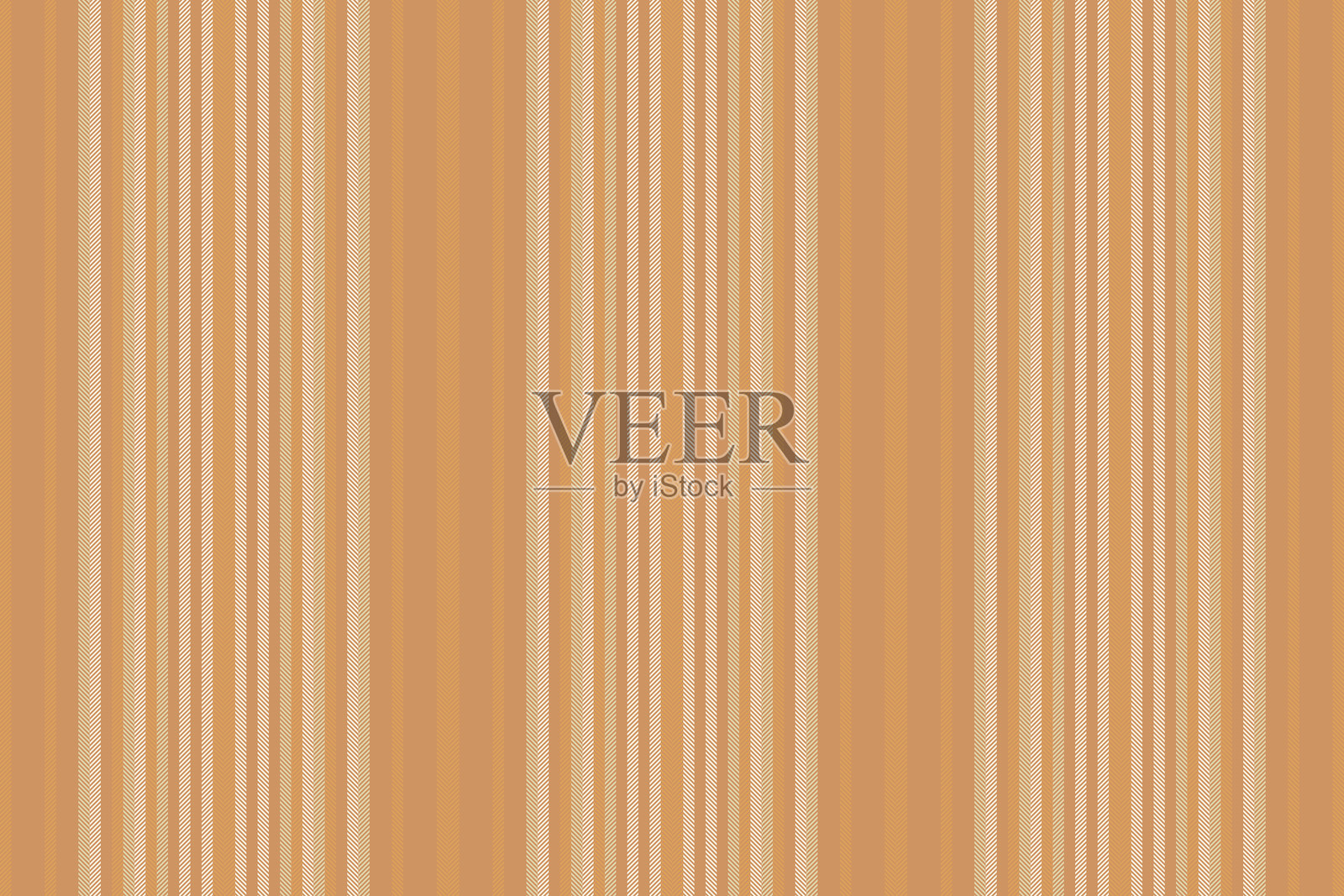 橙色和浅色调的垂直条纹的Eerene纺织面料矢量图,具有结构背景和无缝条纹效果纹理线。插画图片素材