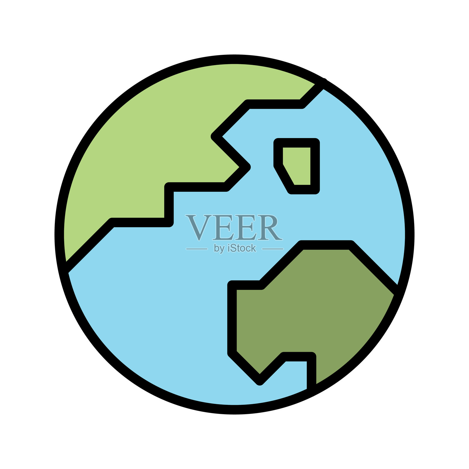 世界图标插画图片素材