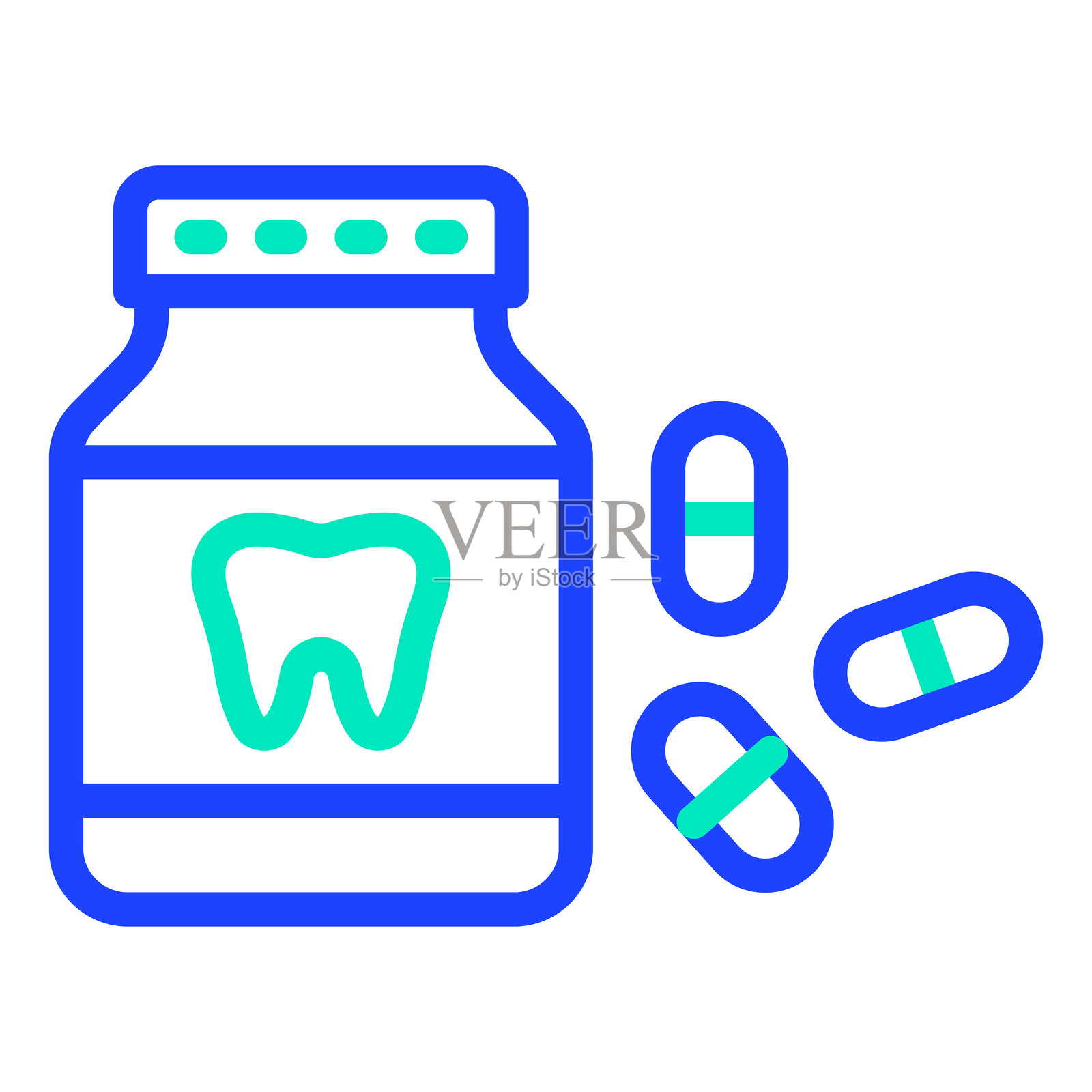 药品矢量图标设计插画插画图片素材