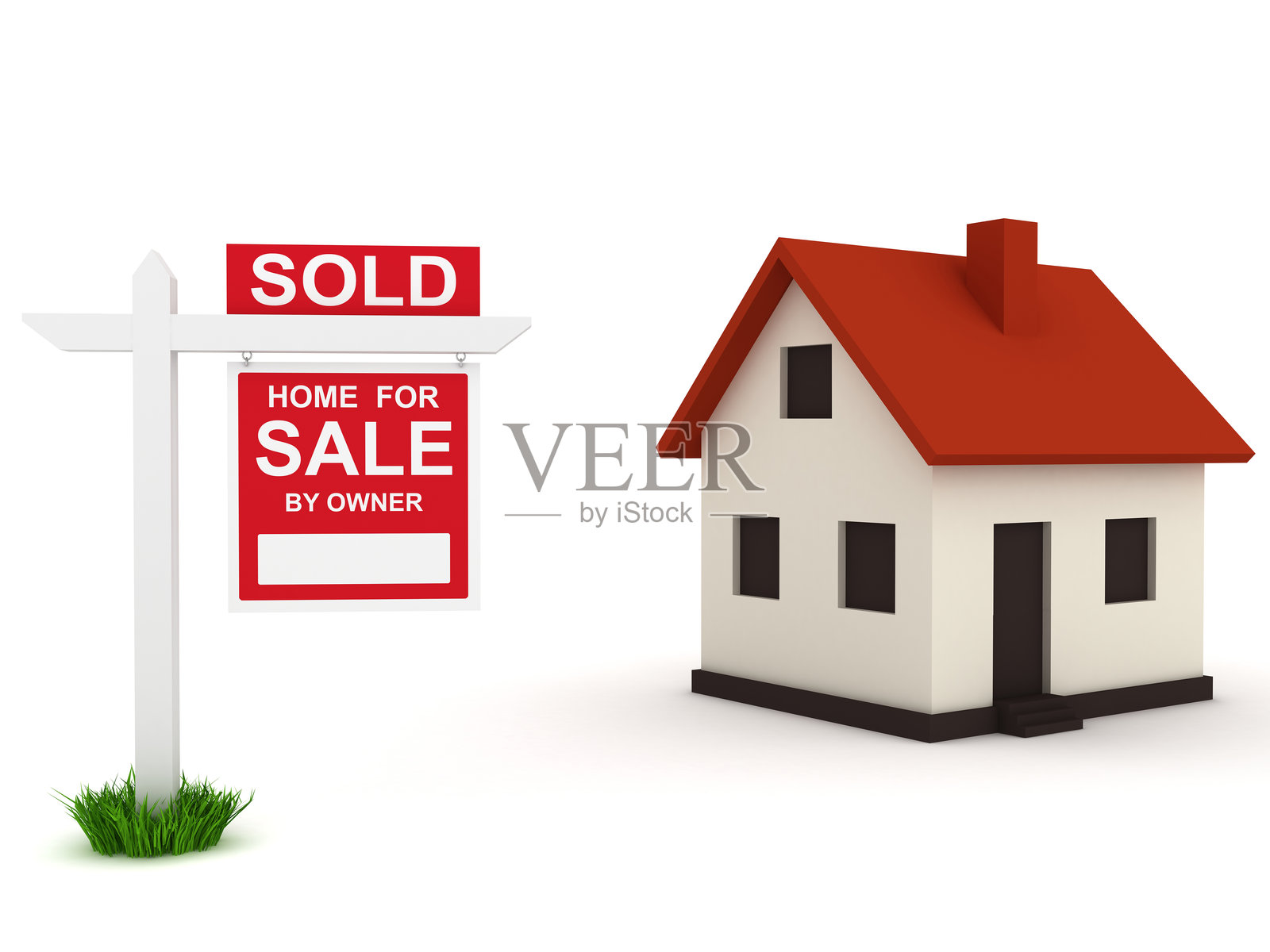 待售房屋房地产标志照片摄影图片