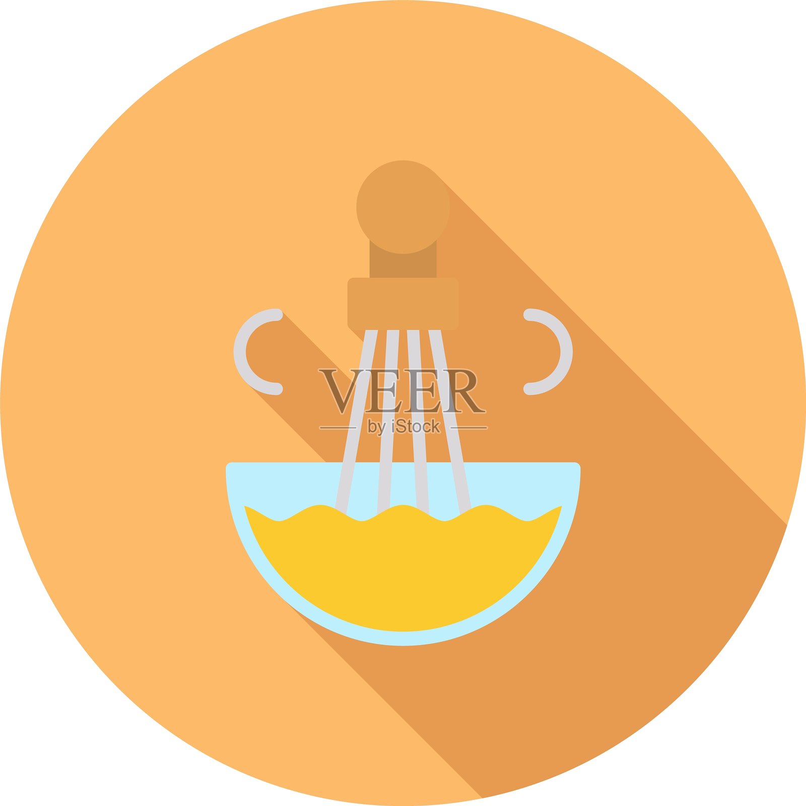 打蛋器新图标设计创意插画图片素材