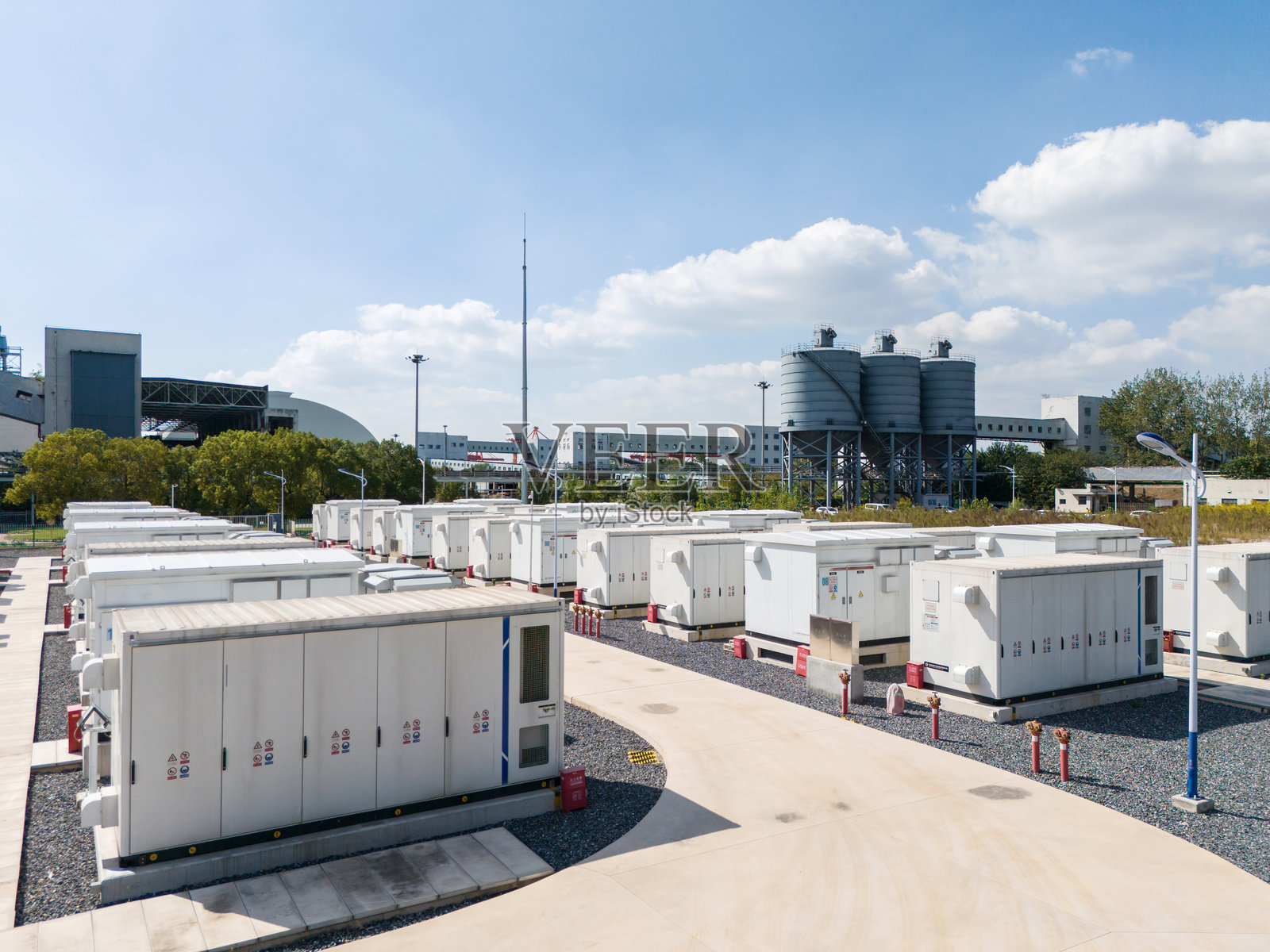 储能电站照片摄影图片