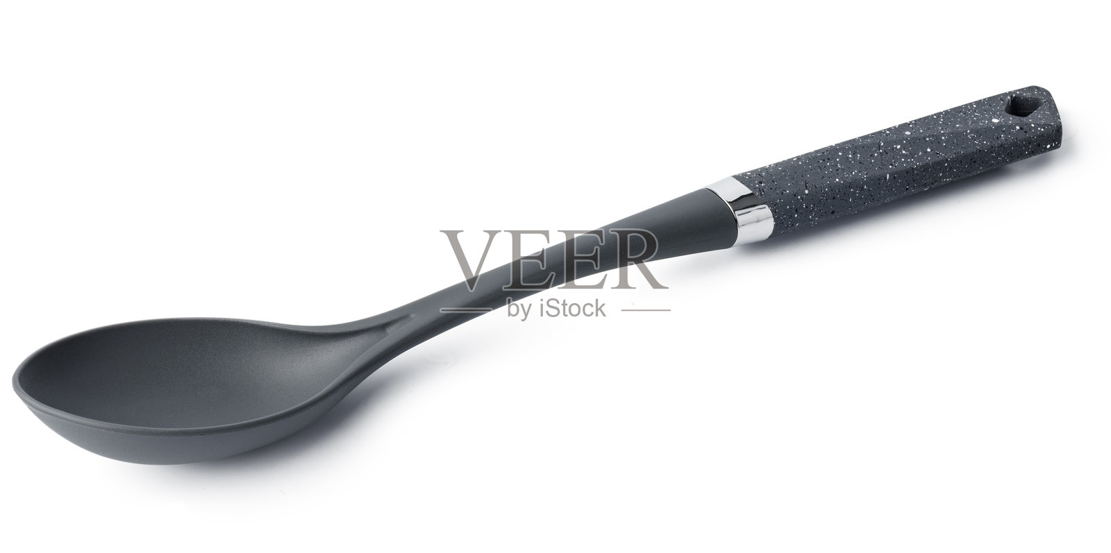 孤立在白色的塑料厨房刮刀餐具照片摄影图片