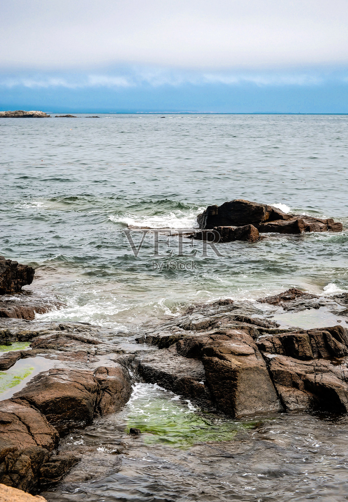 大地与海洋的交汇处照片摄影图片