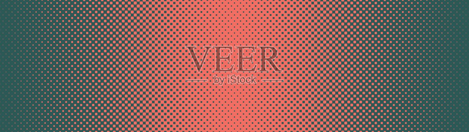 棋盘格半调图案超宽 32:9 格式矢量抽象背景插画图片素材