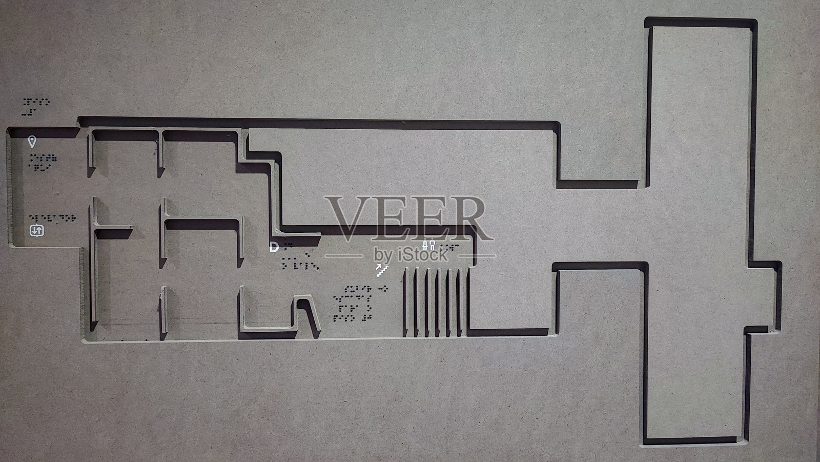盲人建筑设计的选择性聚焦照片摄影图片