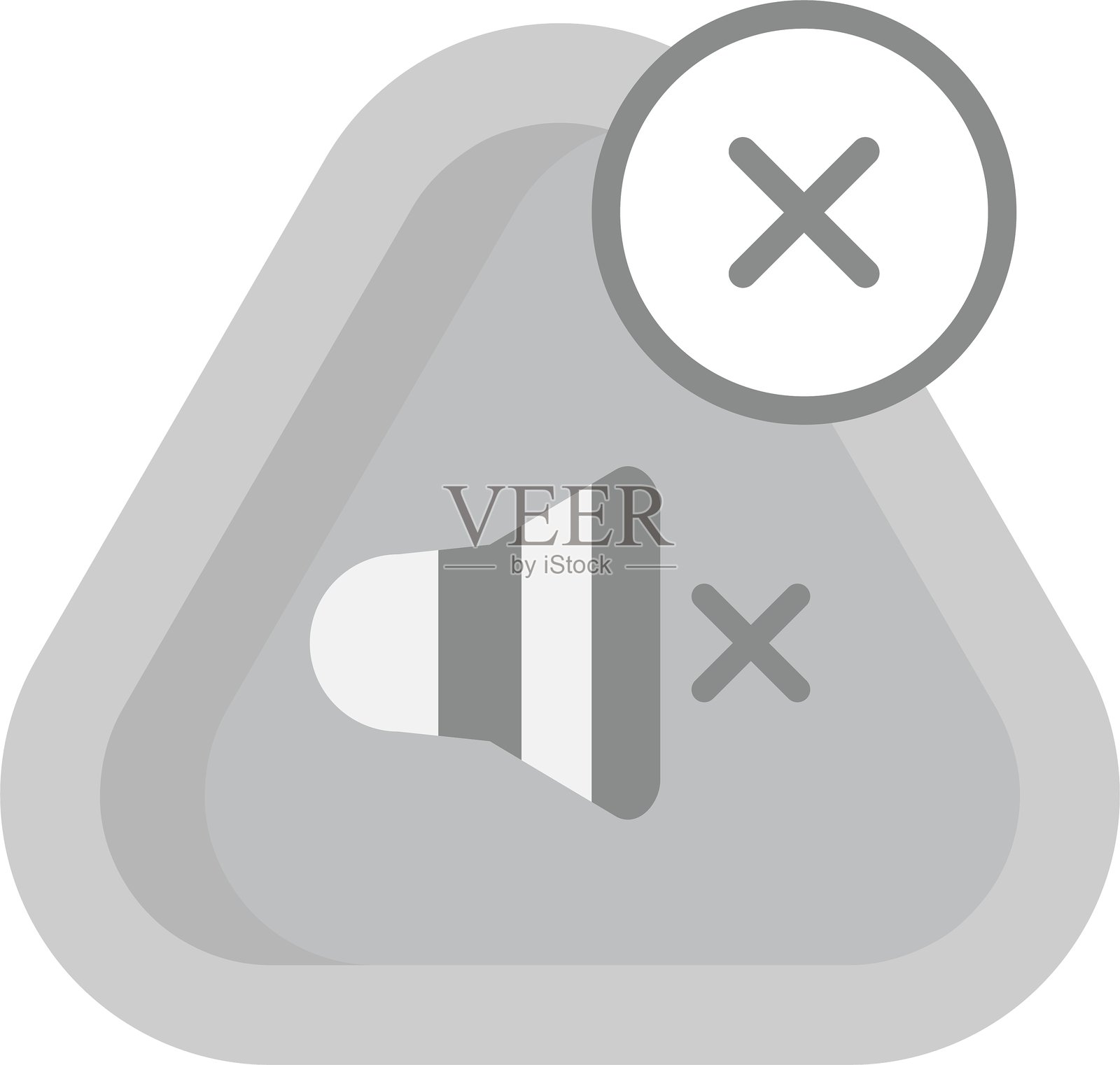 无声新图标设计创意插画图片素材