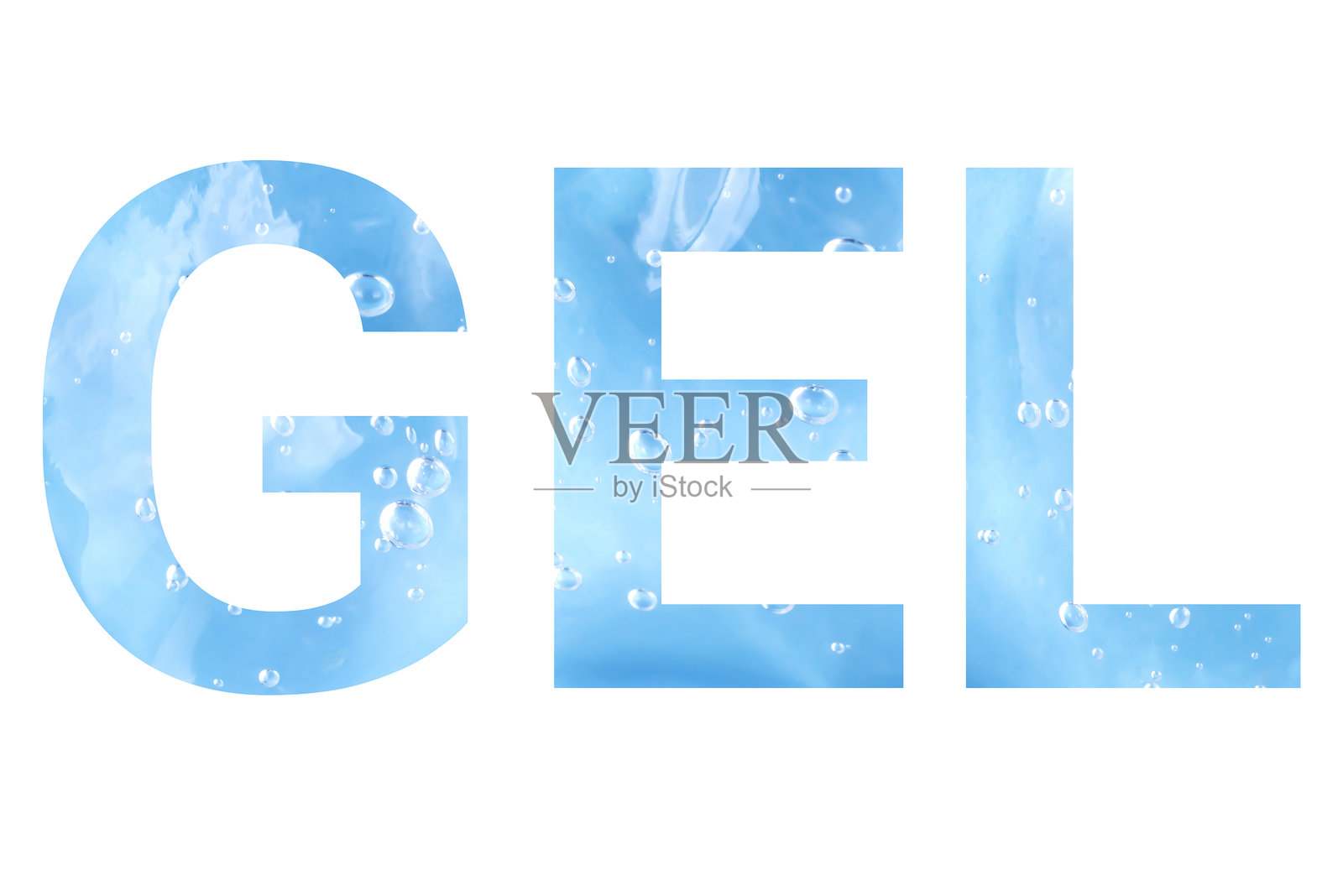 凝胶质地的创意化妆品字母照片摄影图片