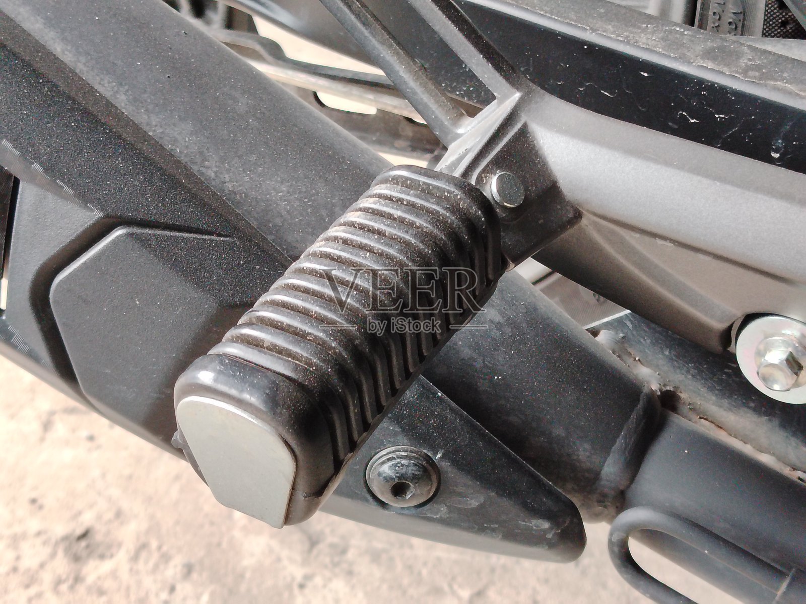 带肋的橡胶脚踏板照片照片摄影图片