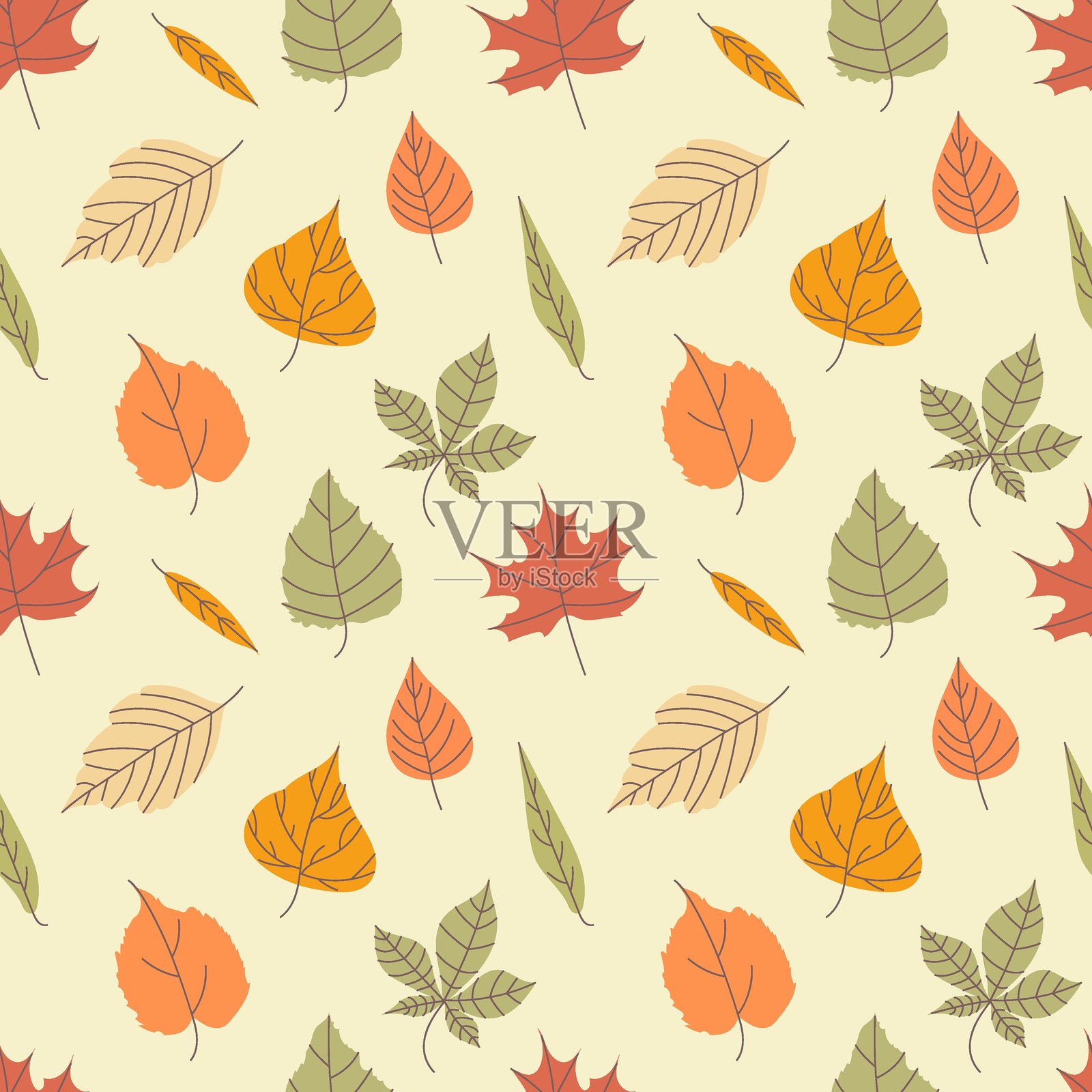 秋季图案插画图片素材