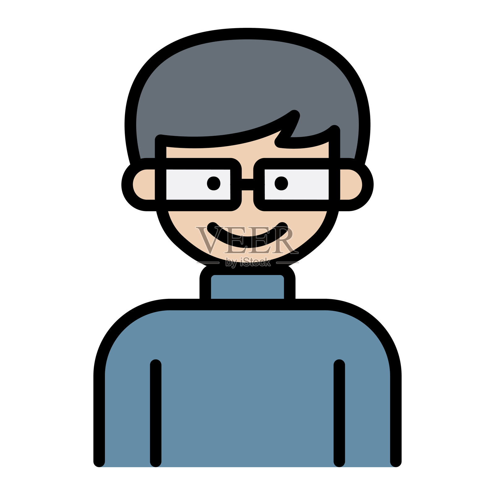 男人图标插画图片素材