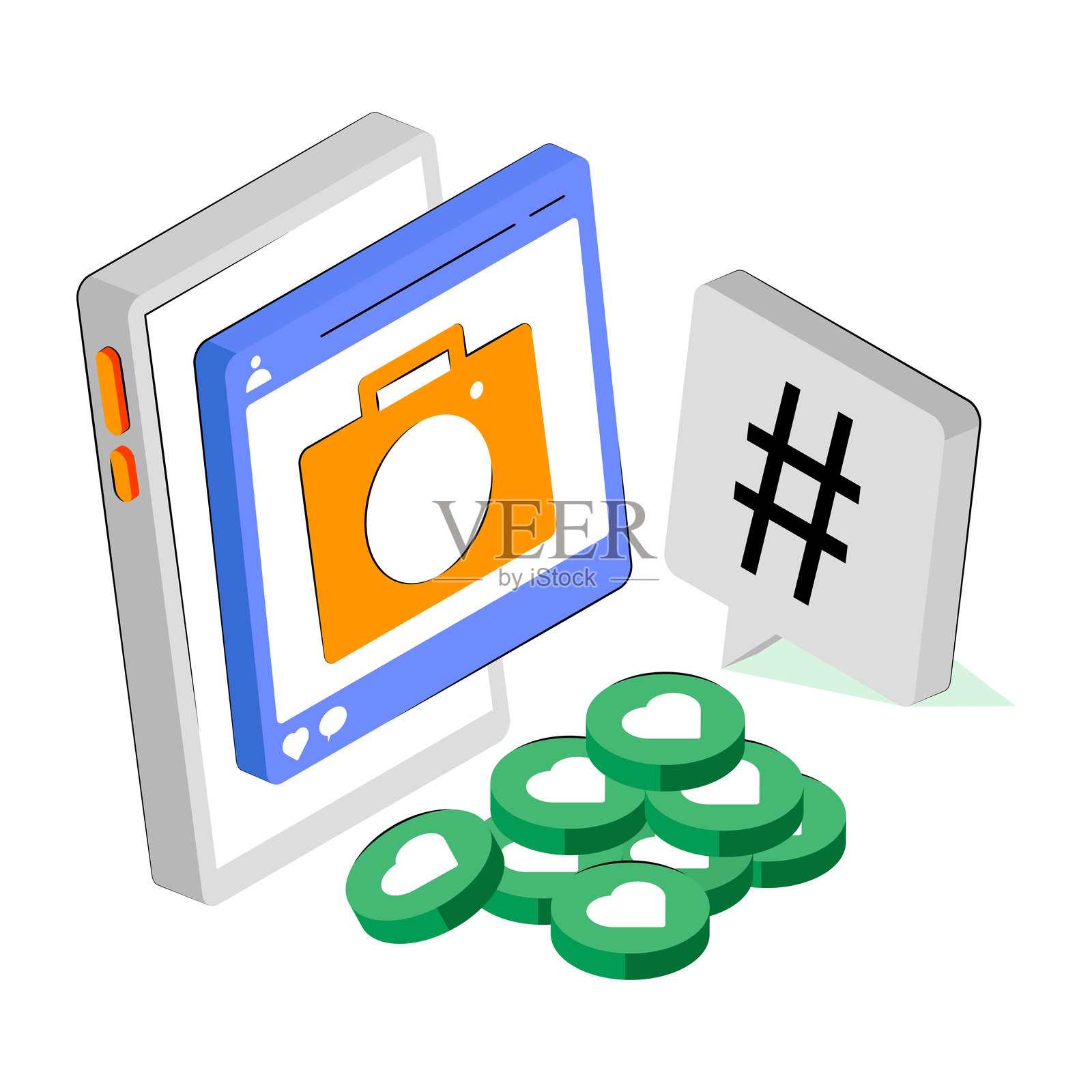 优质的在线爱情插画下载插画图片素材