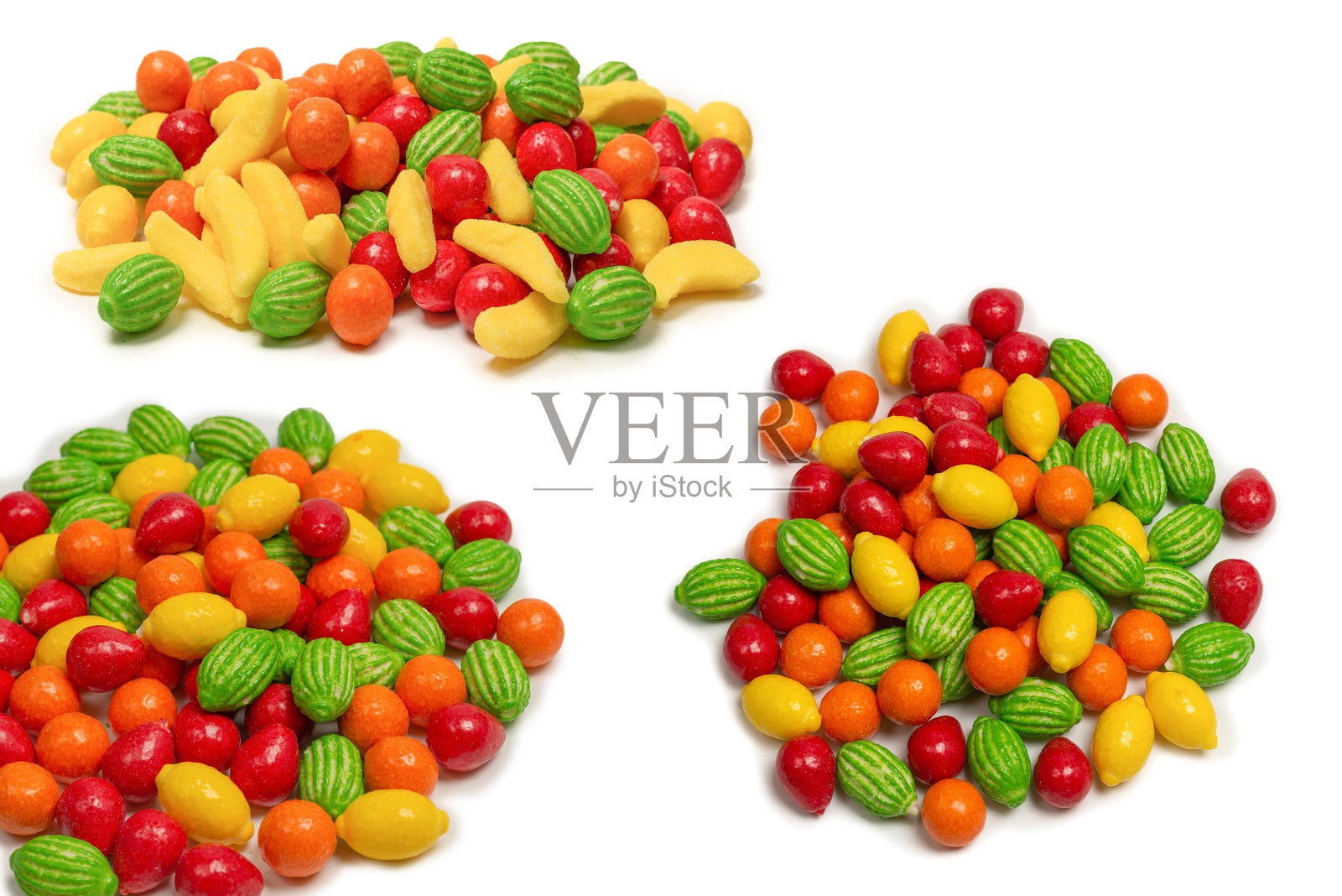 白色背景上的口香糖照片摄影图片