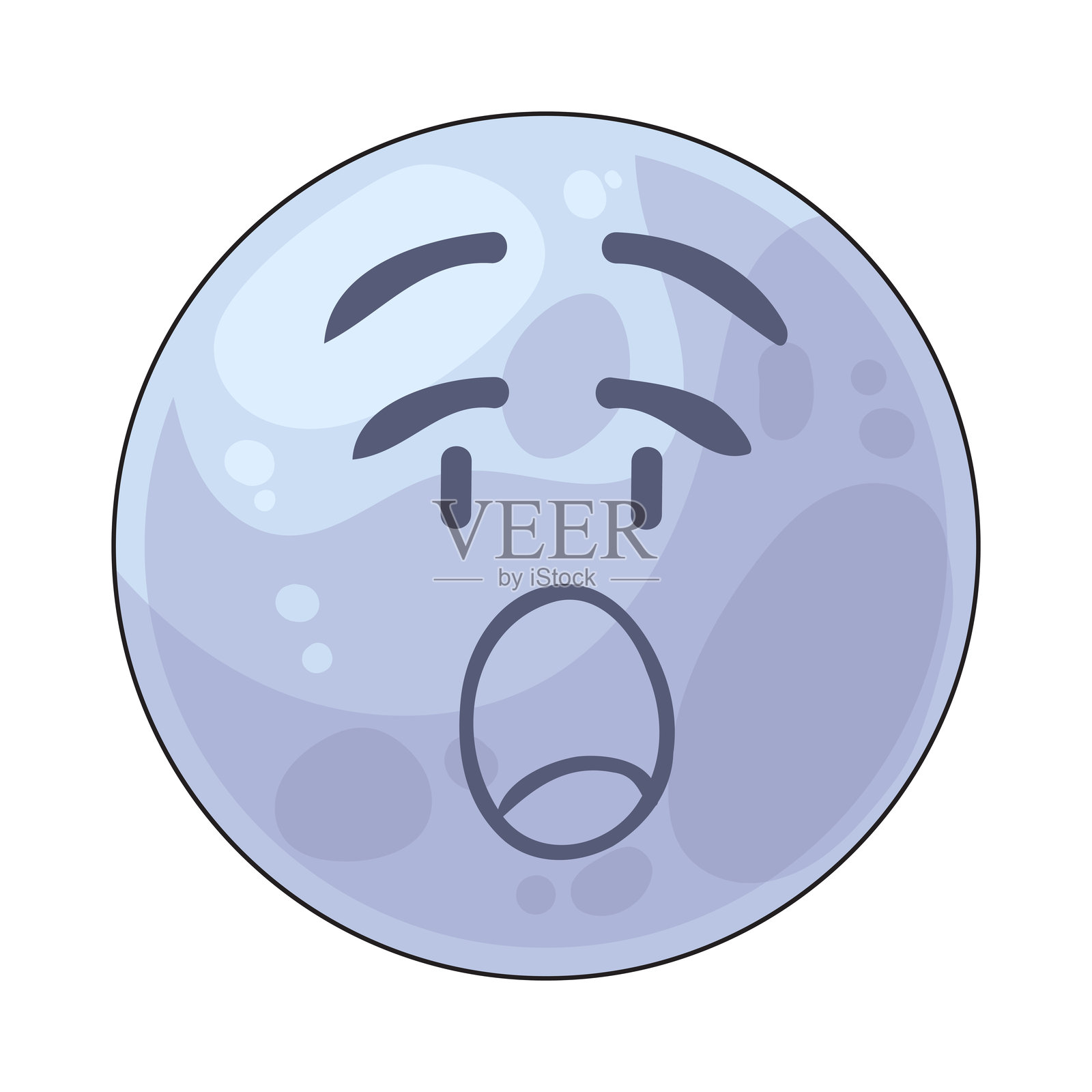 惊吓气泡插画图片素材