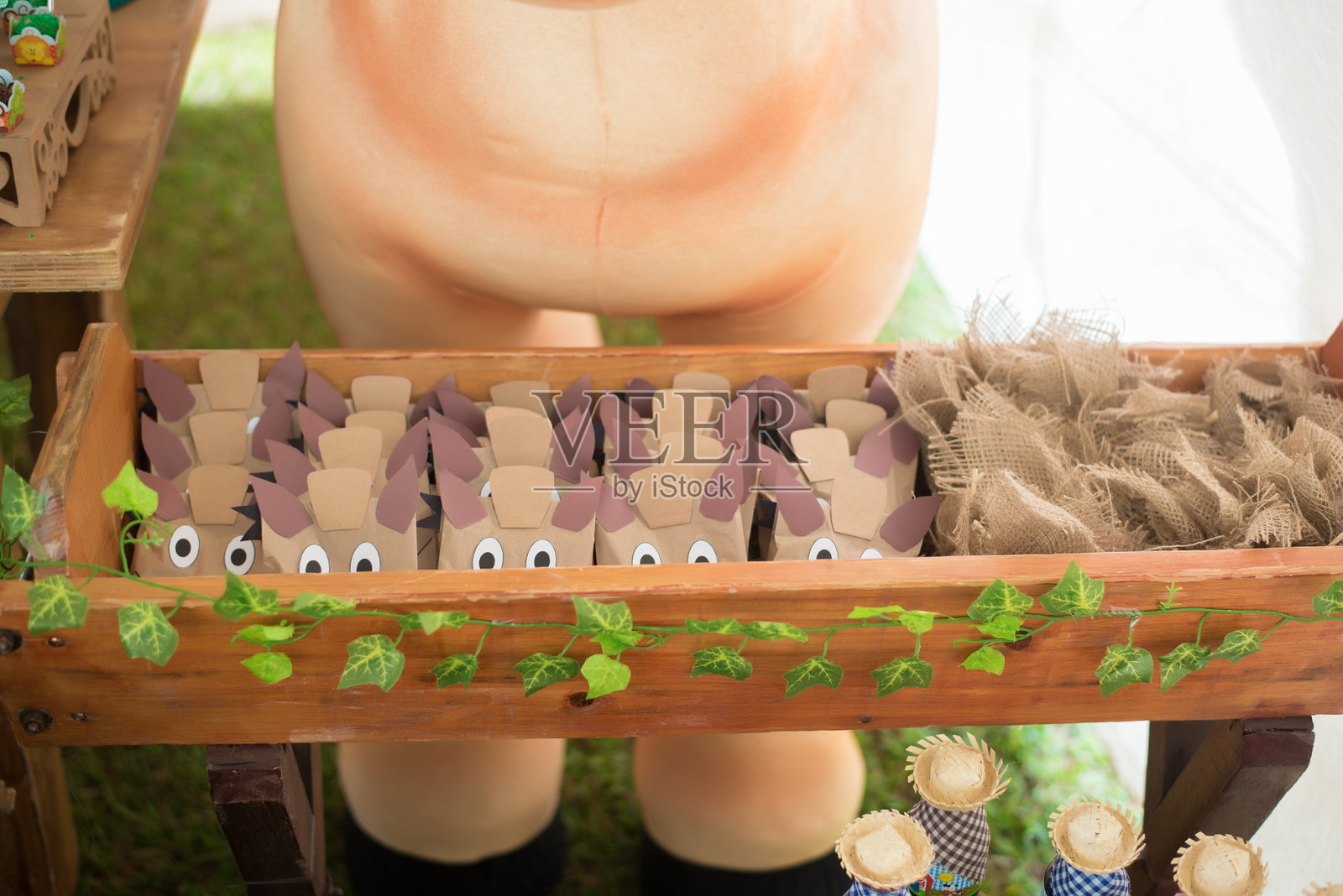 生日餐桌装饰,农场主题照片摄影图片