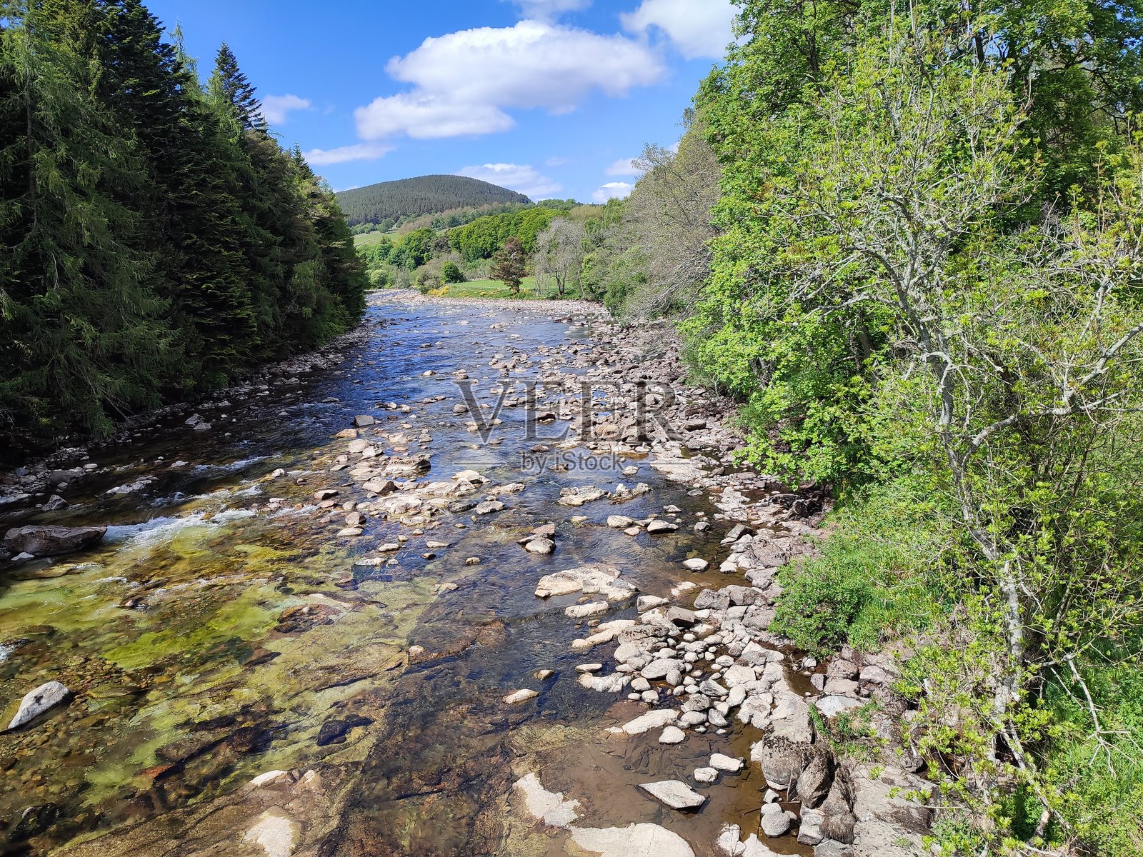 苏格兰阿伯丁巴尔莫勒尔附近的凯恩戈姆国家公园照片摄影图片