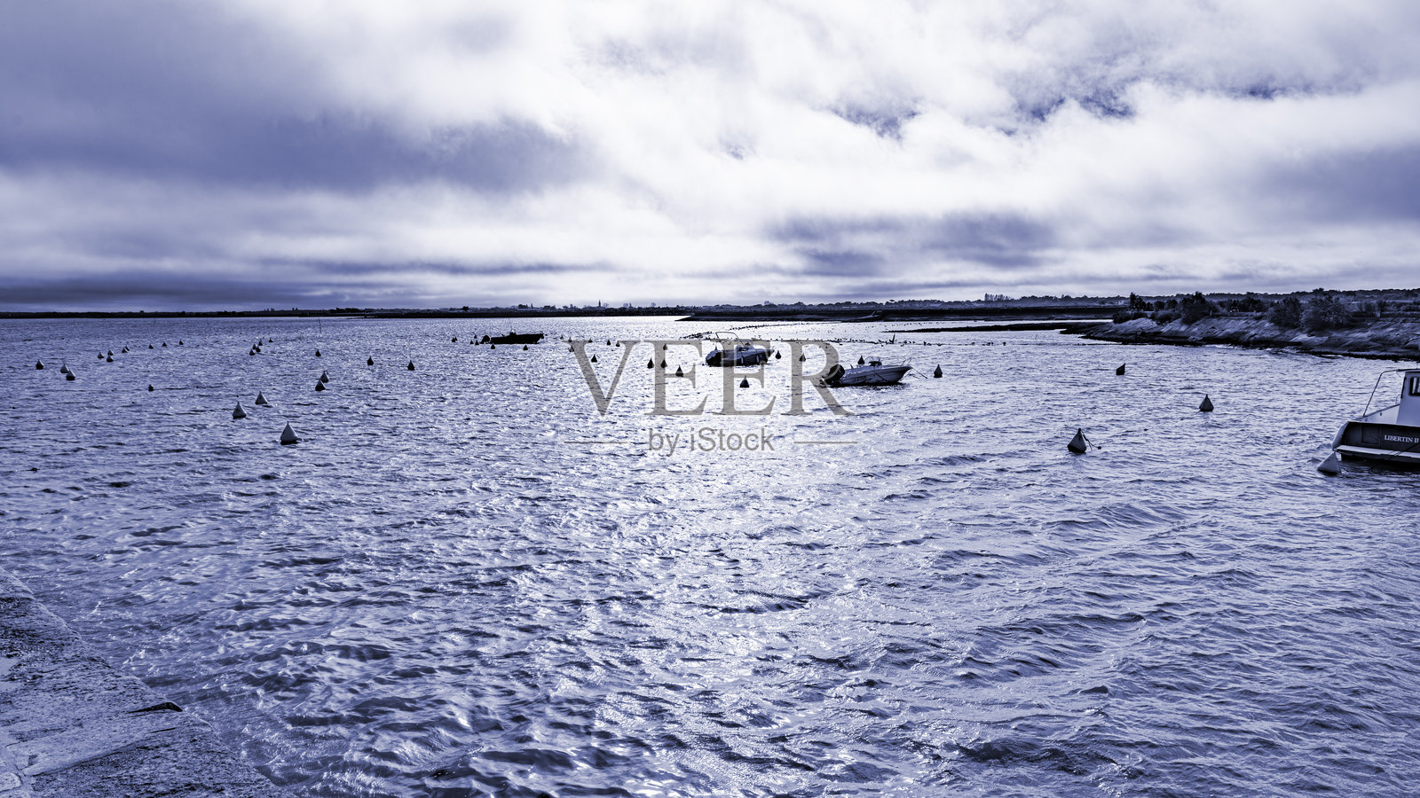 法国大西洋上的雷岛照片摄影图片