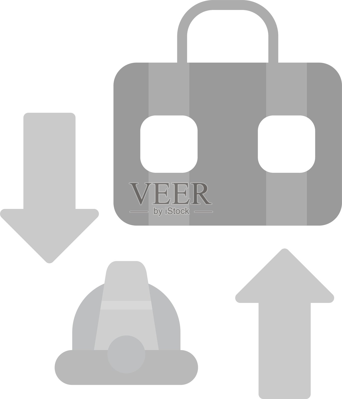 工作方式新图标创意设计插画图片素材