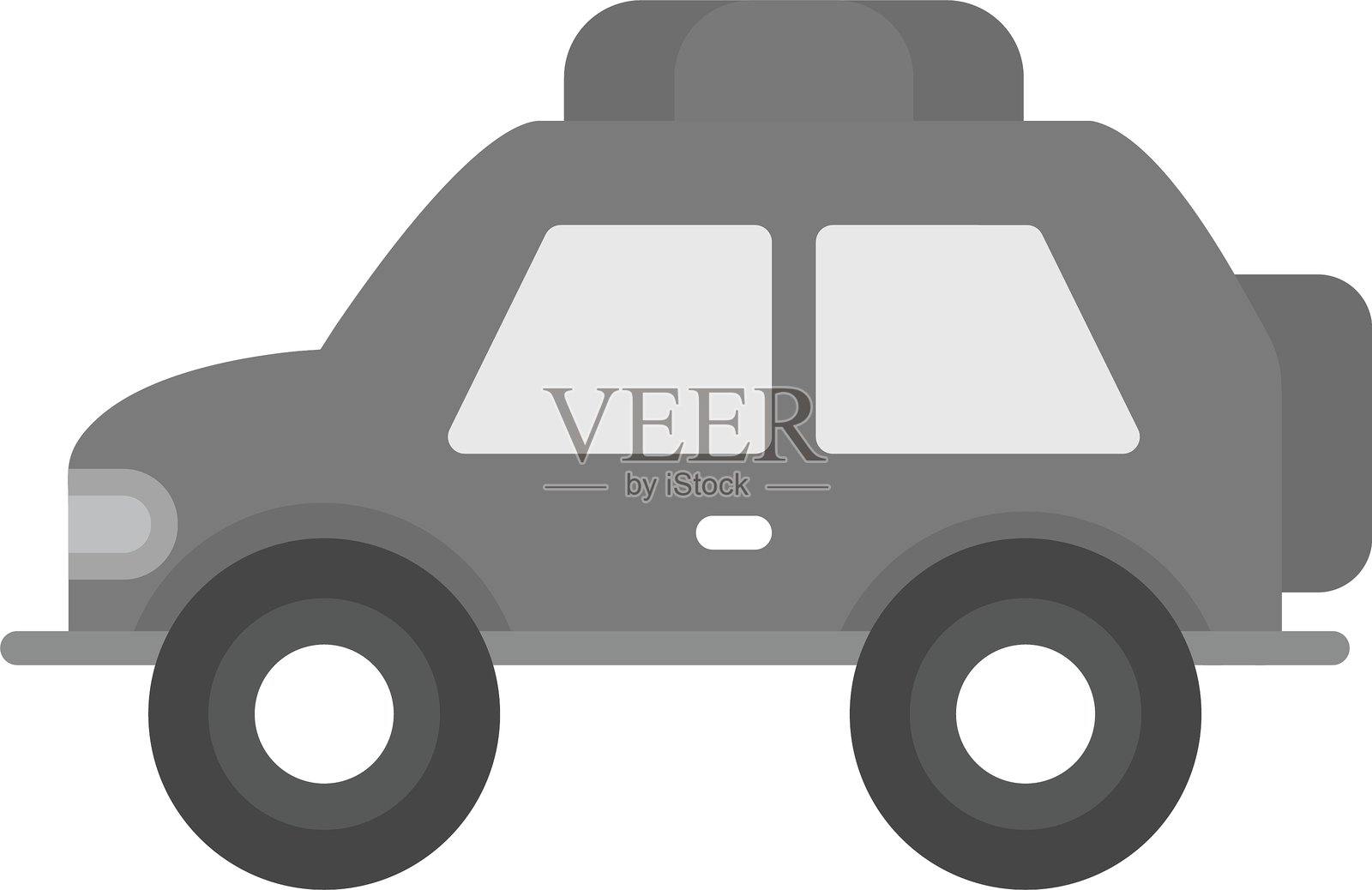 Wifi 汽车新图标设计创意插画图片素材