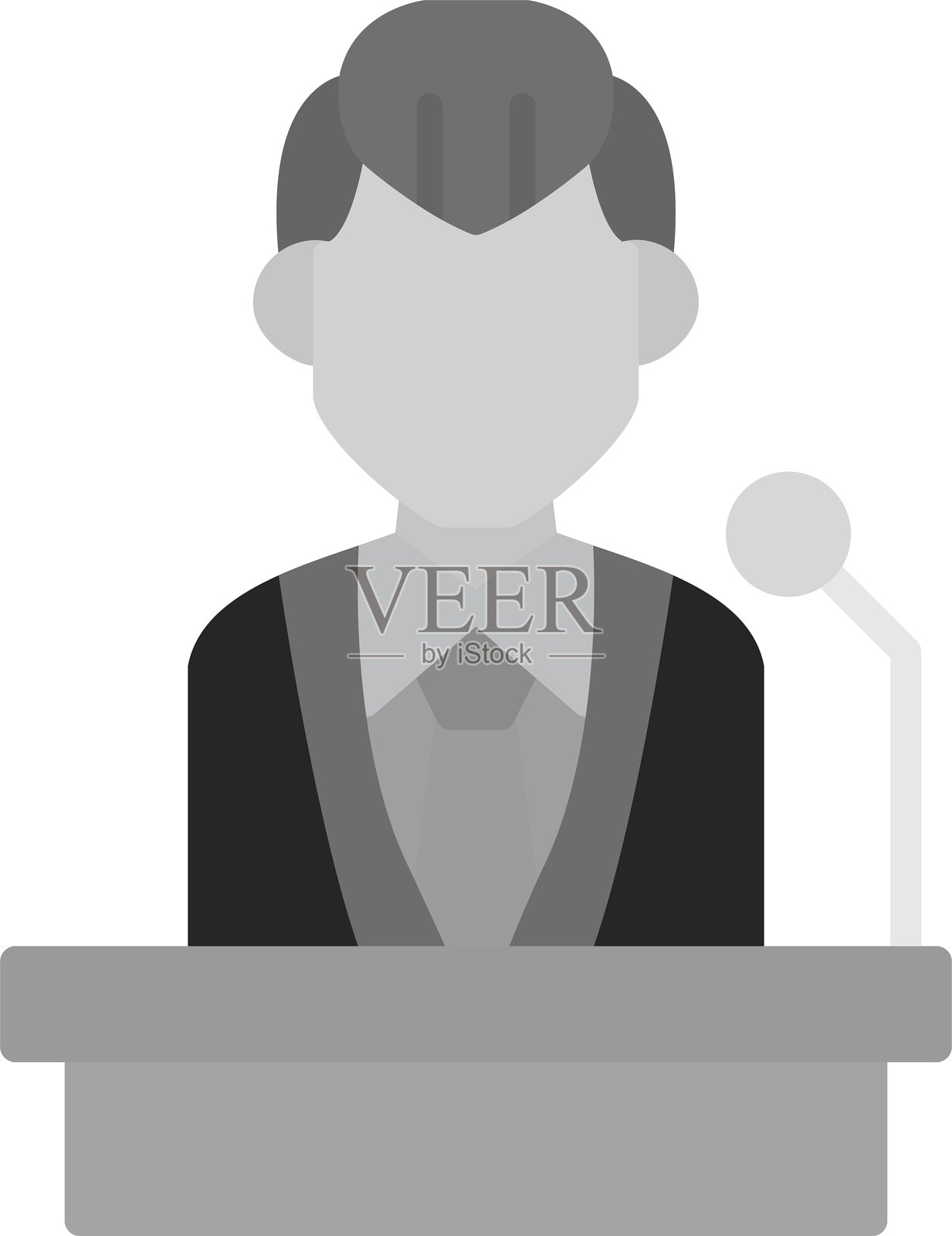 总统日新图标设计创意插画图片素材