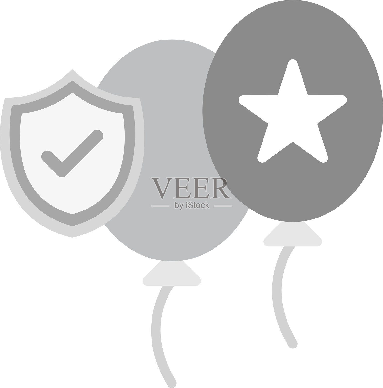 气球新图标设计创意插画图片素材